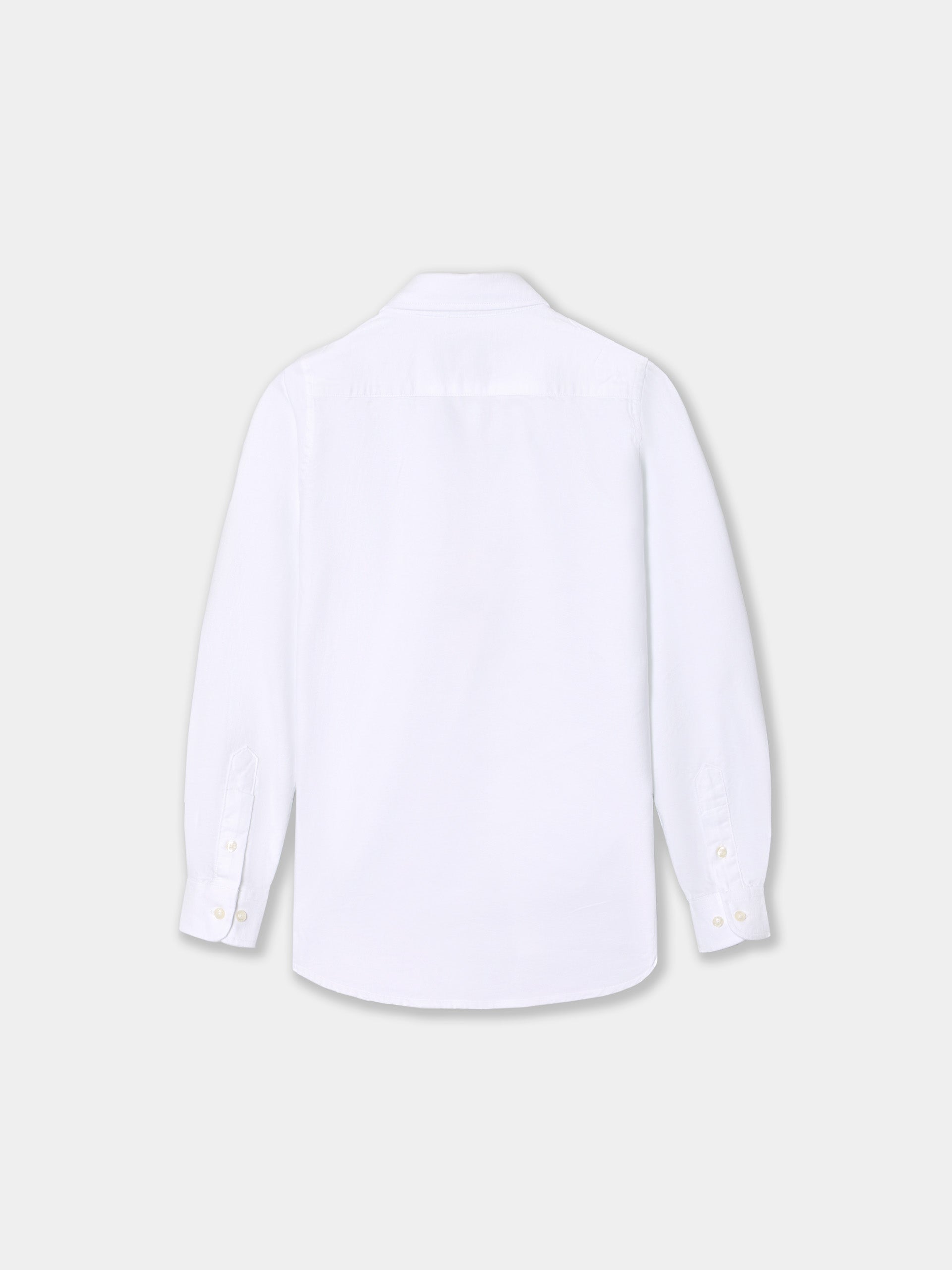 Camisa sport kids clasica oxford blanca