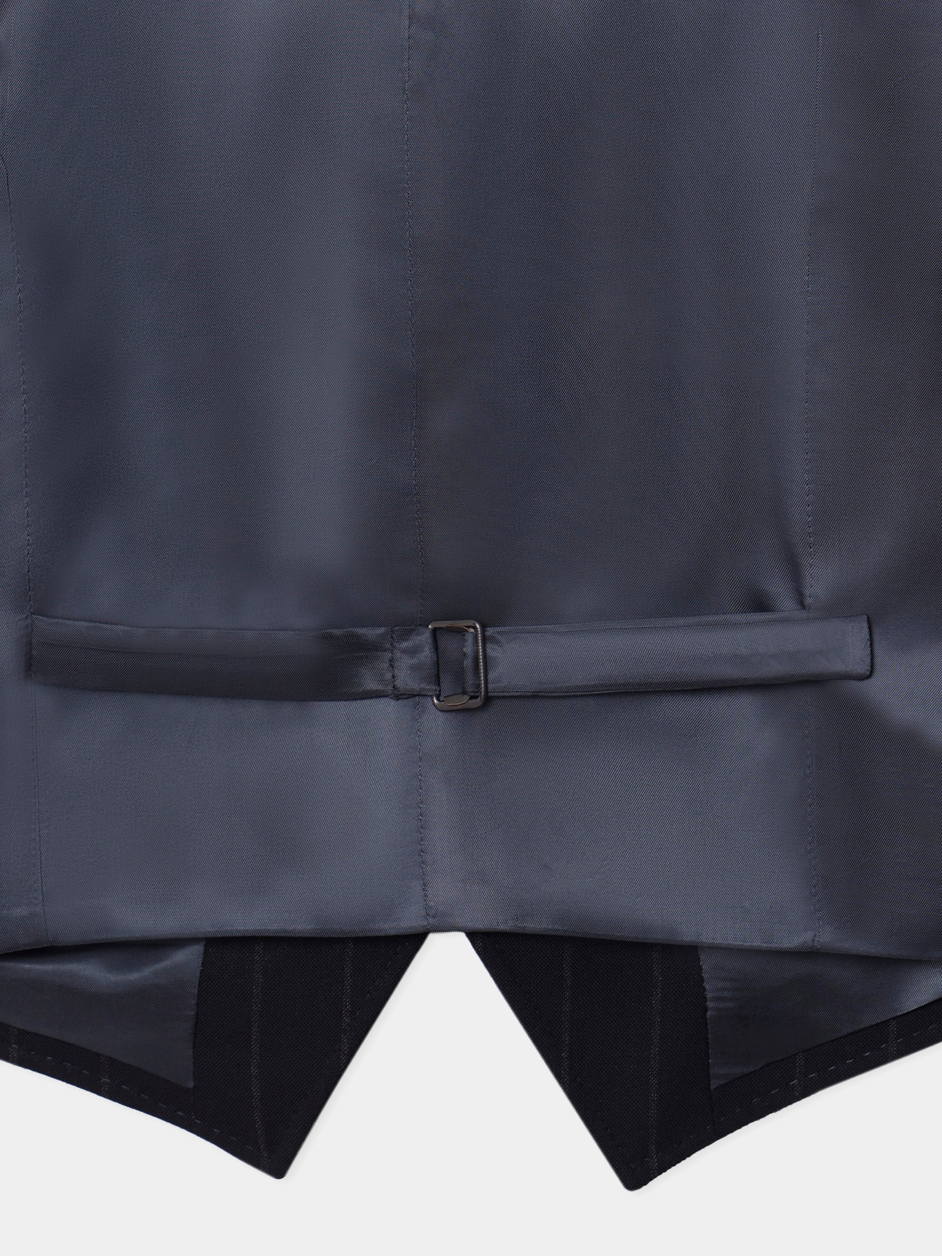 Chaleco traje raya diplomatica azul marino