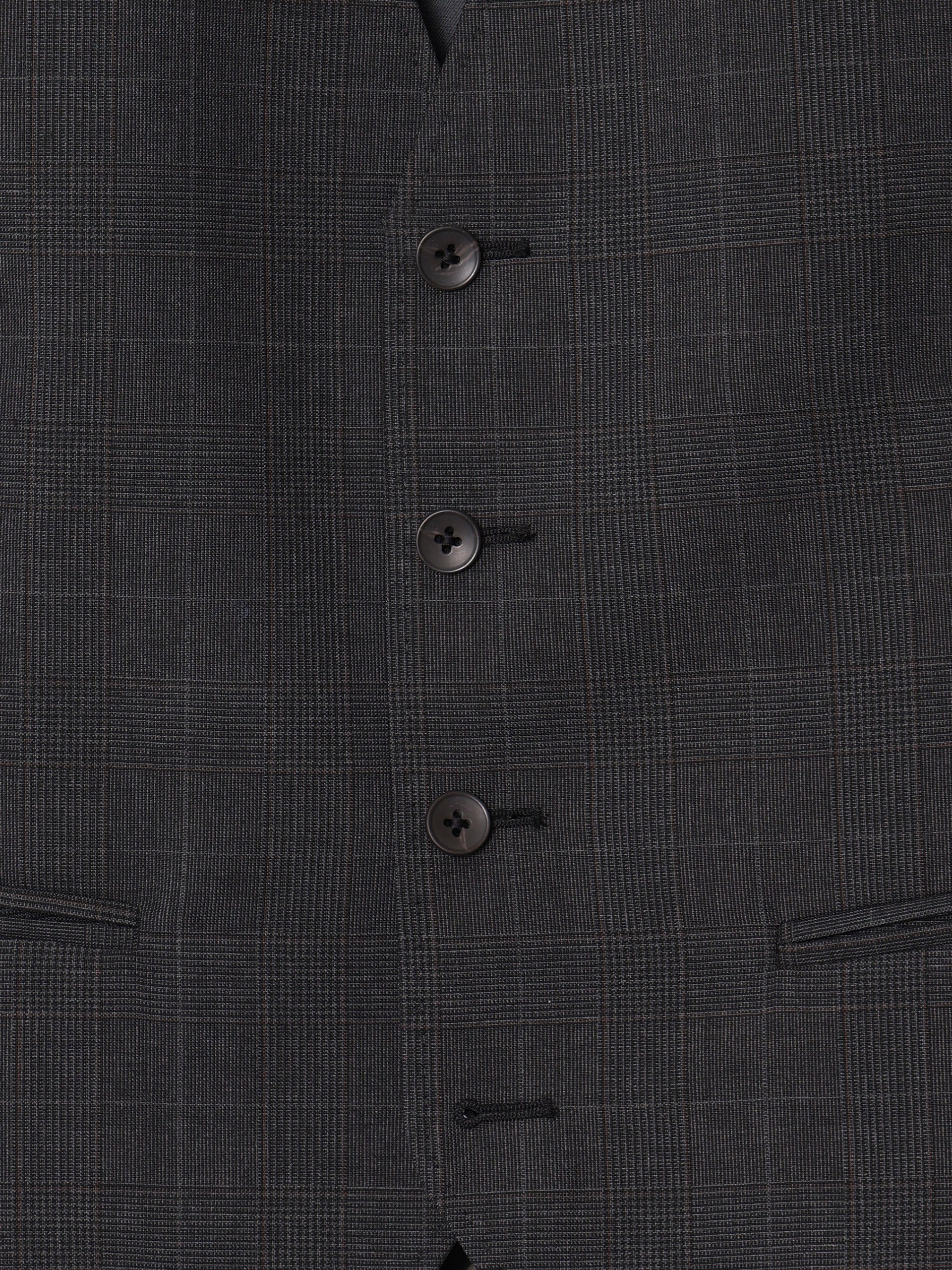 Chaleco traje principe de gales gris