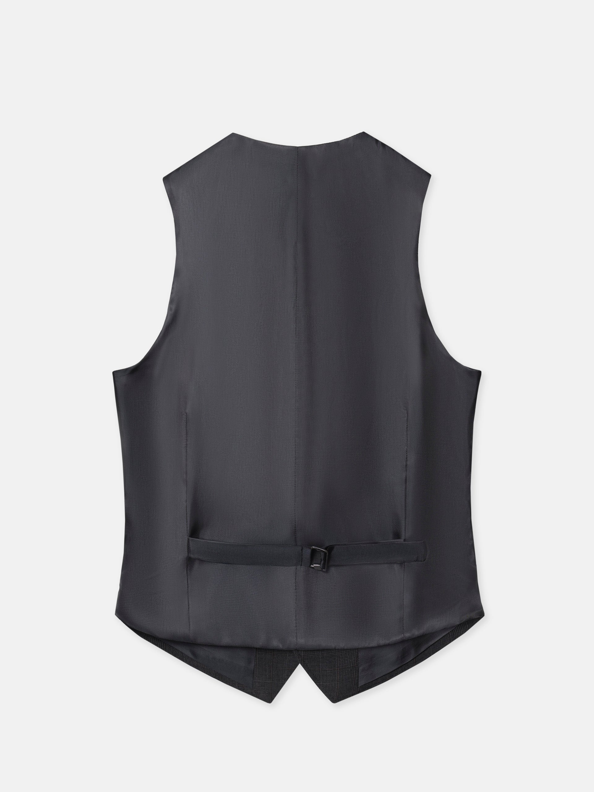 Chaleco traje principe de gales gris