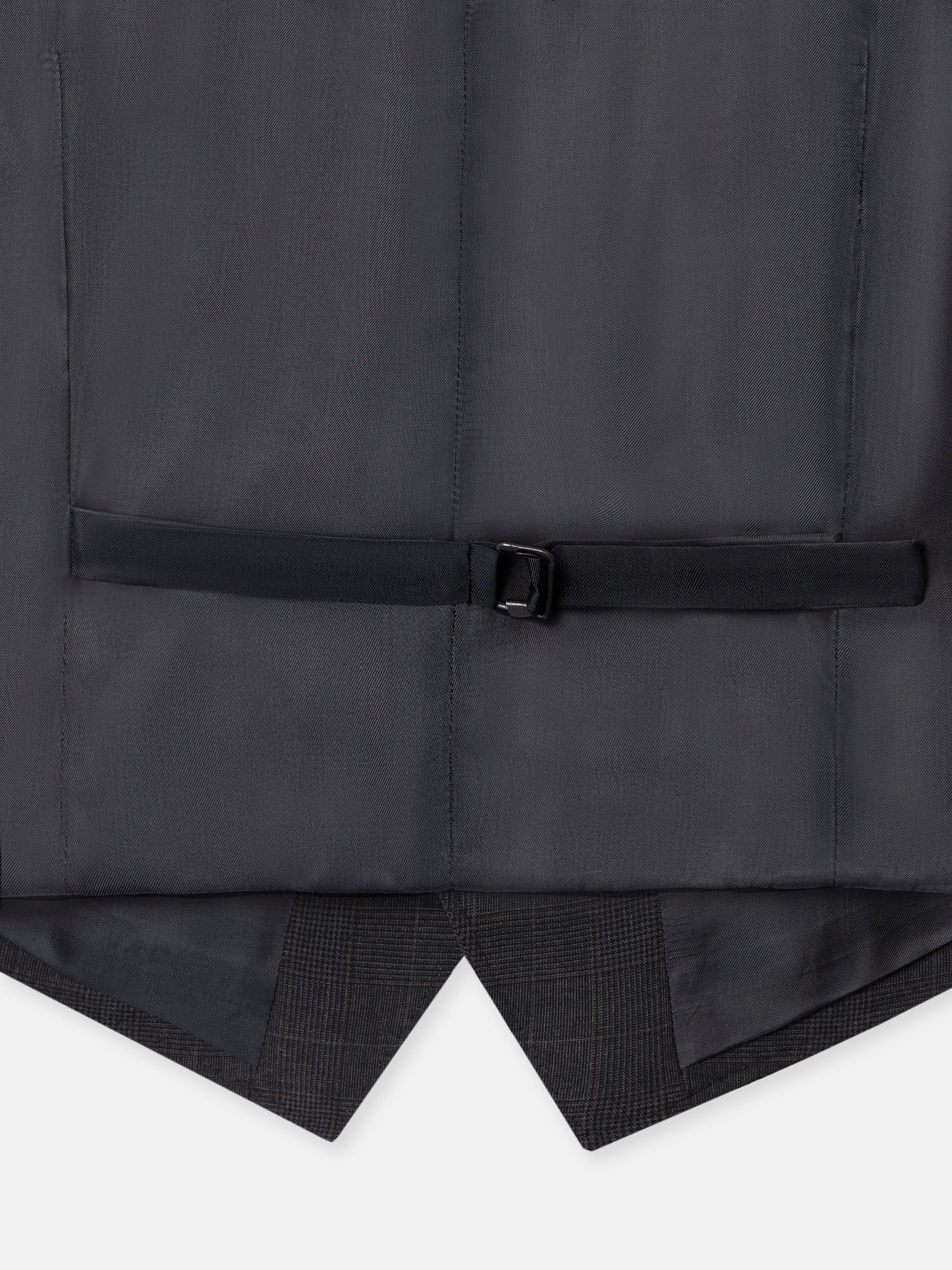 Chaleco traje principe de gales gris