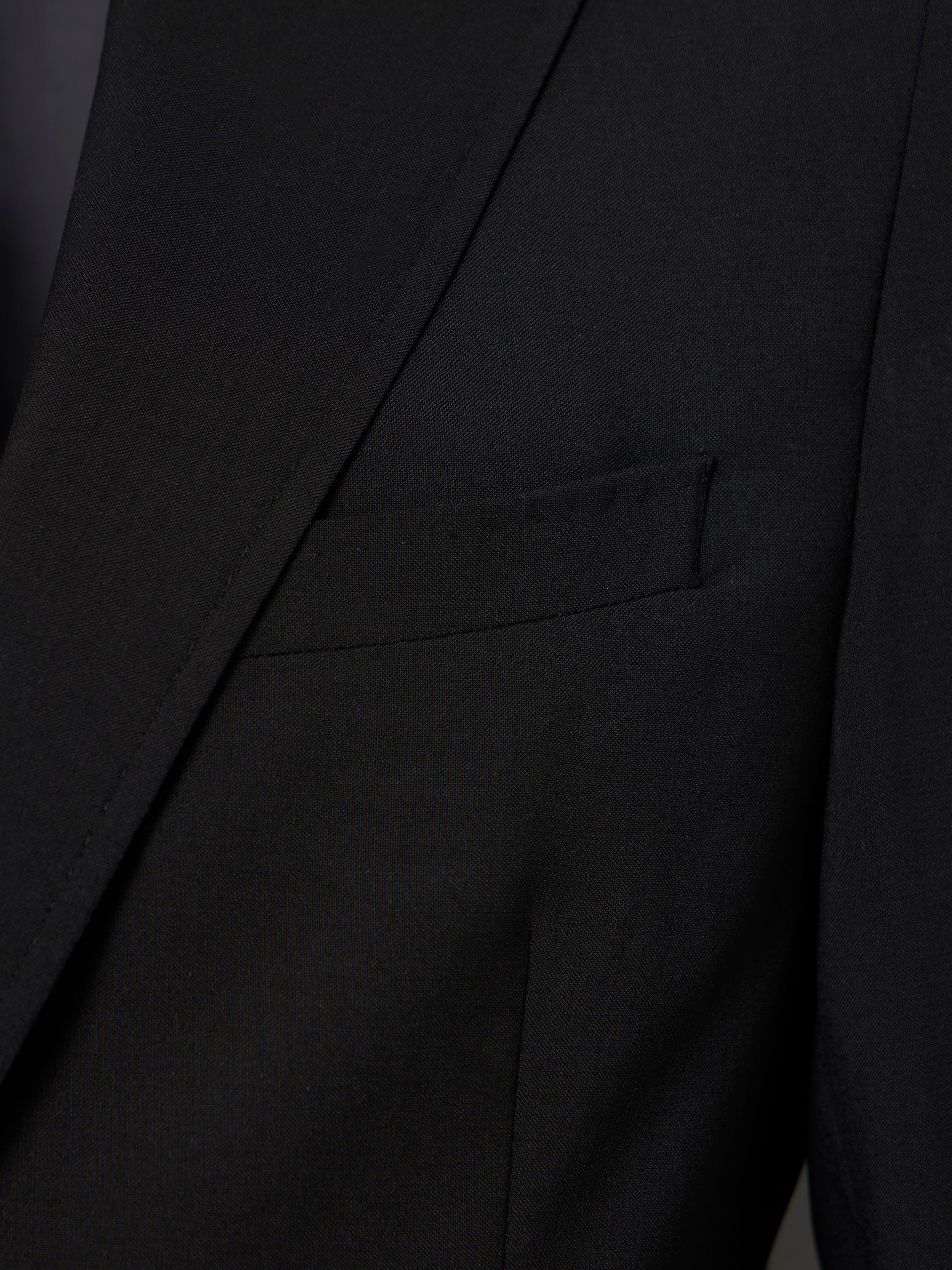 Americana traje clasico negro