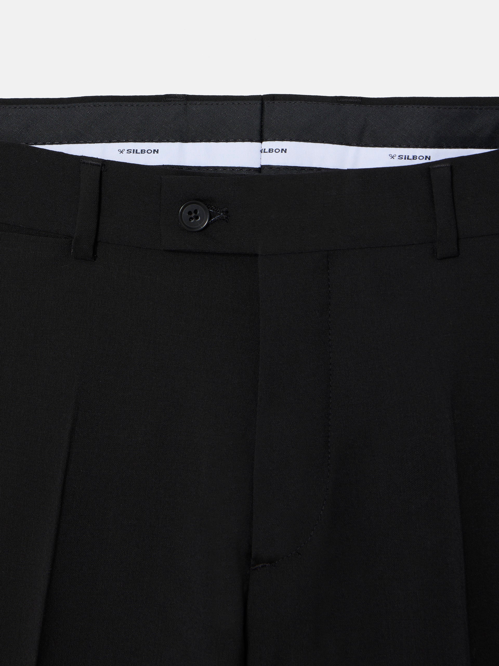 Pantalon traje clasico negro