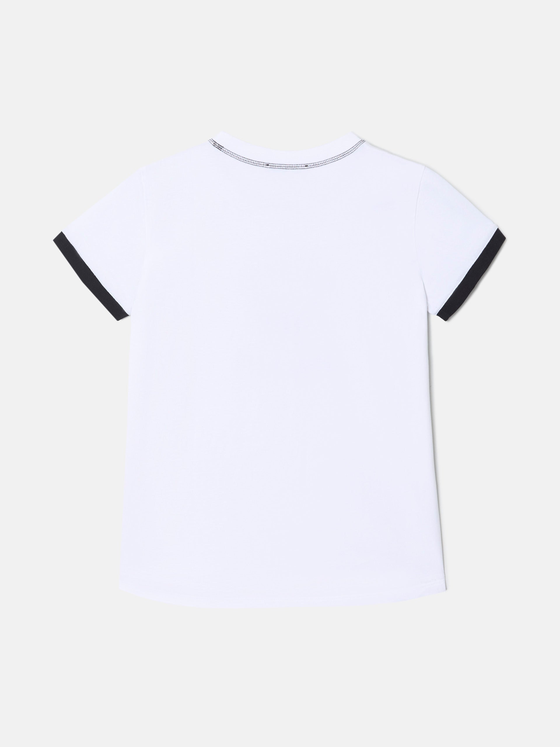 Camiseta woman silbon retro blanca 