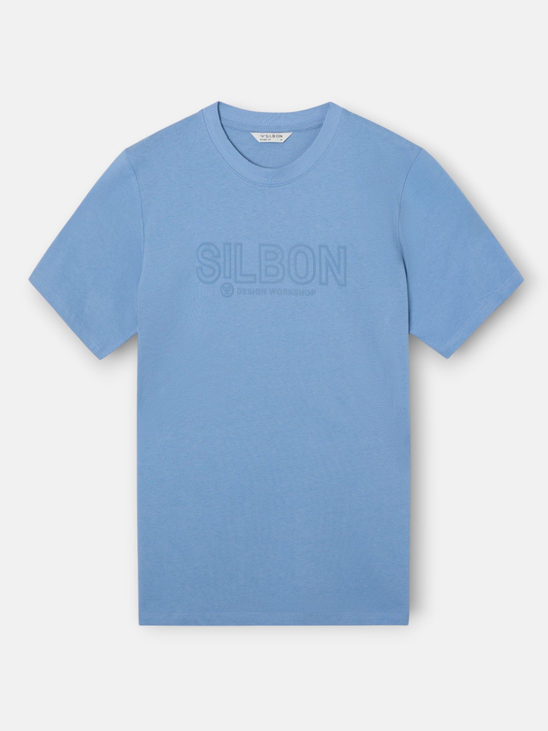 Camiseta design workshop azul marino