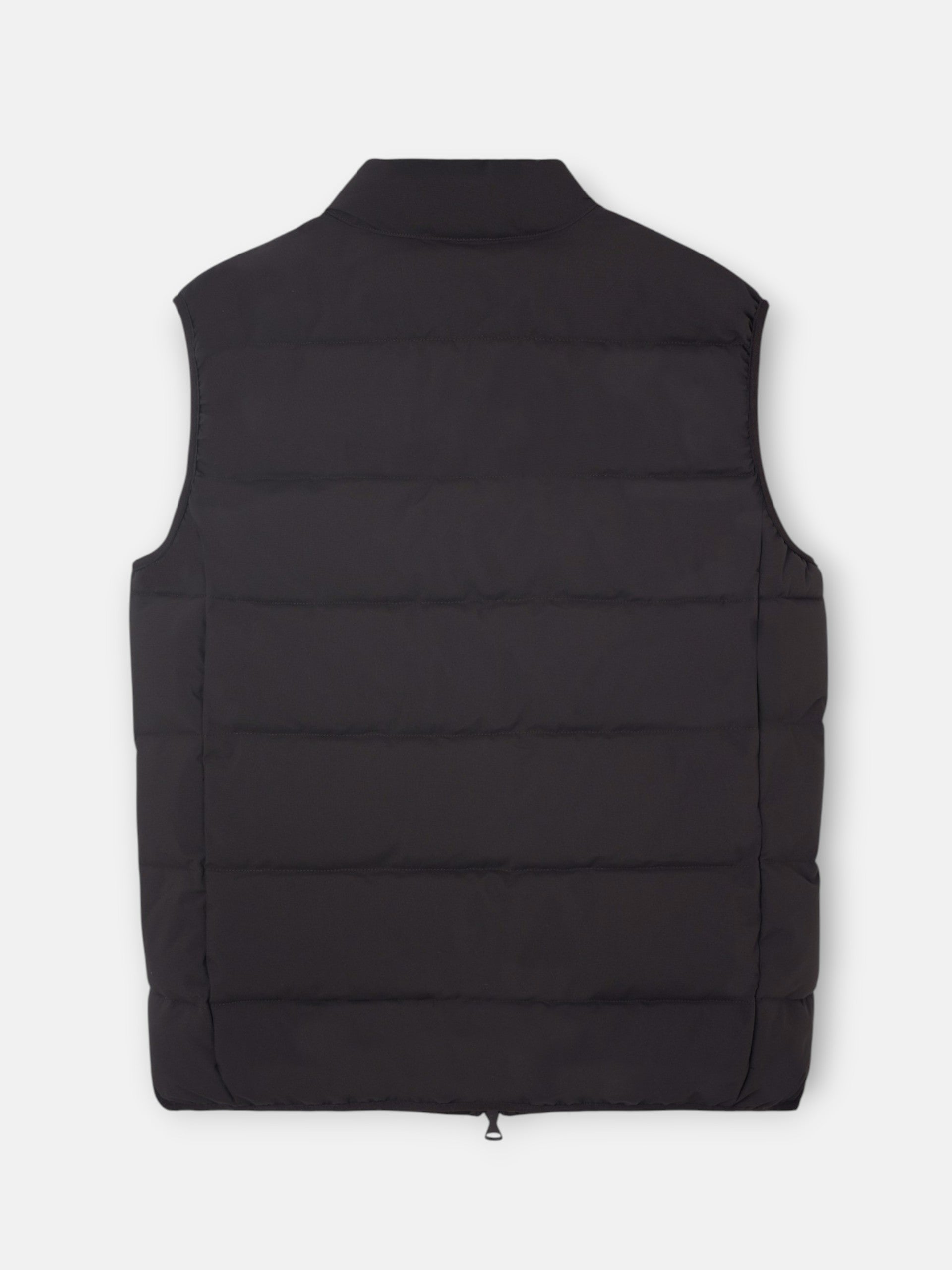 Brown padded technical vest