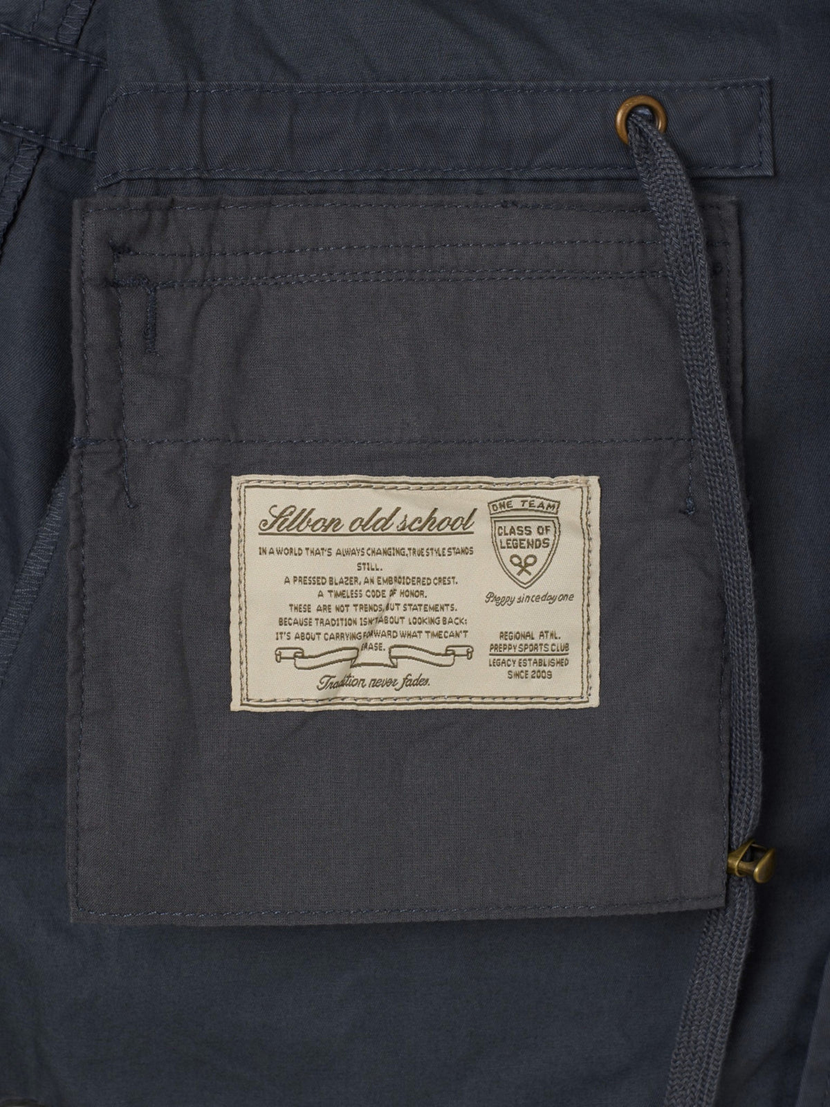 Chaqueta militar azul marino