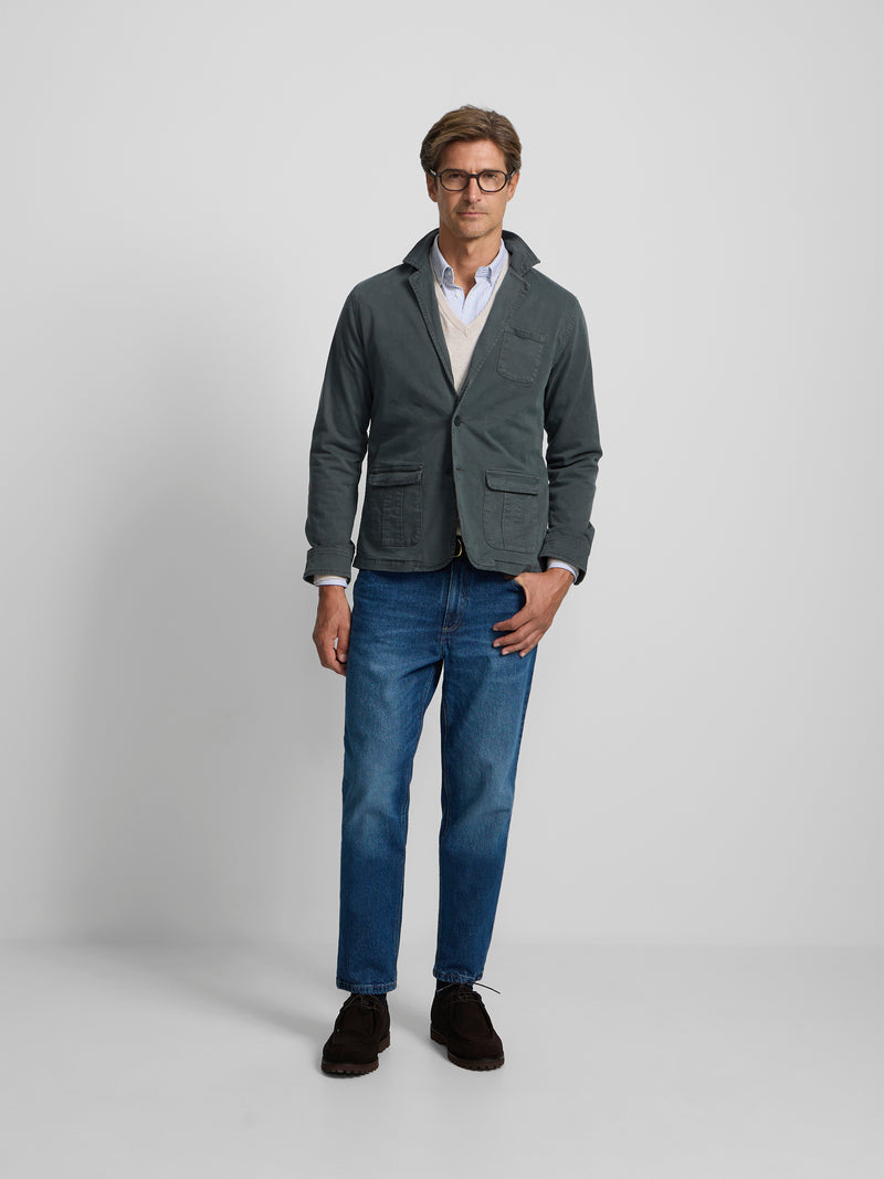 Semiblazer verde oscuro