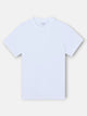 Camiseta lisa minilogo parche blanco