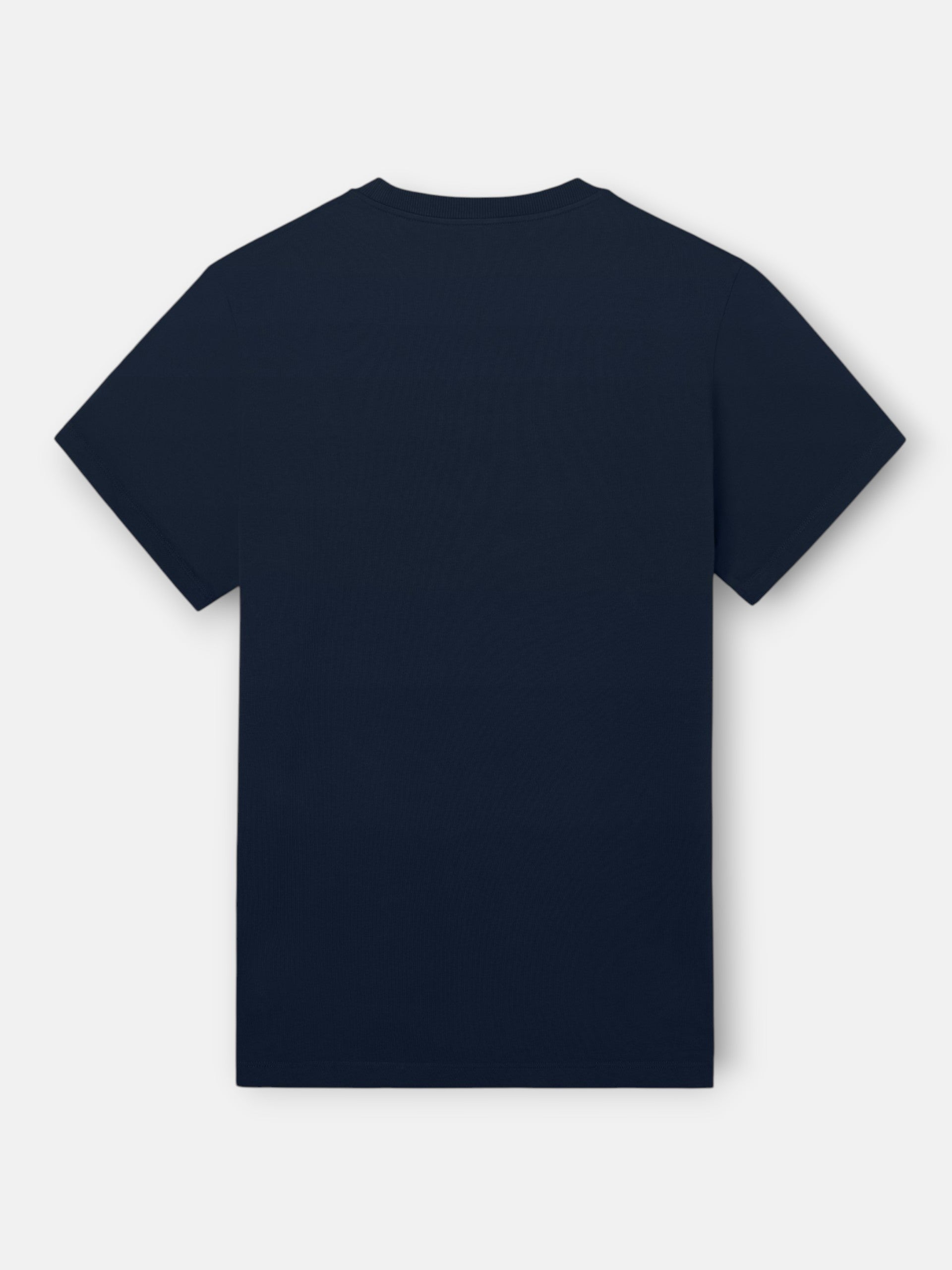 Camiseta silbon tono azul marino