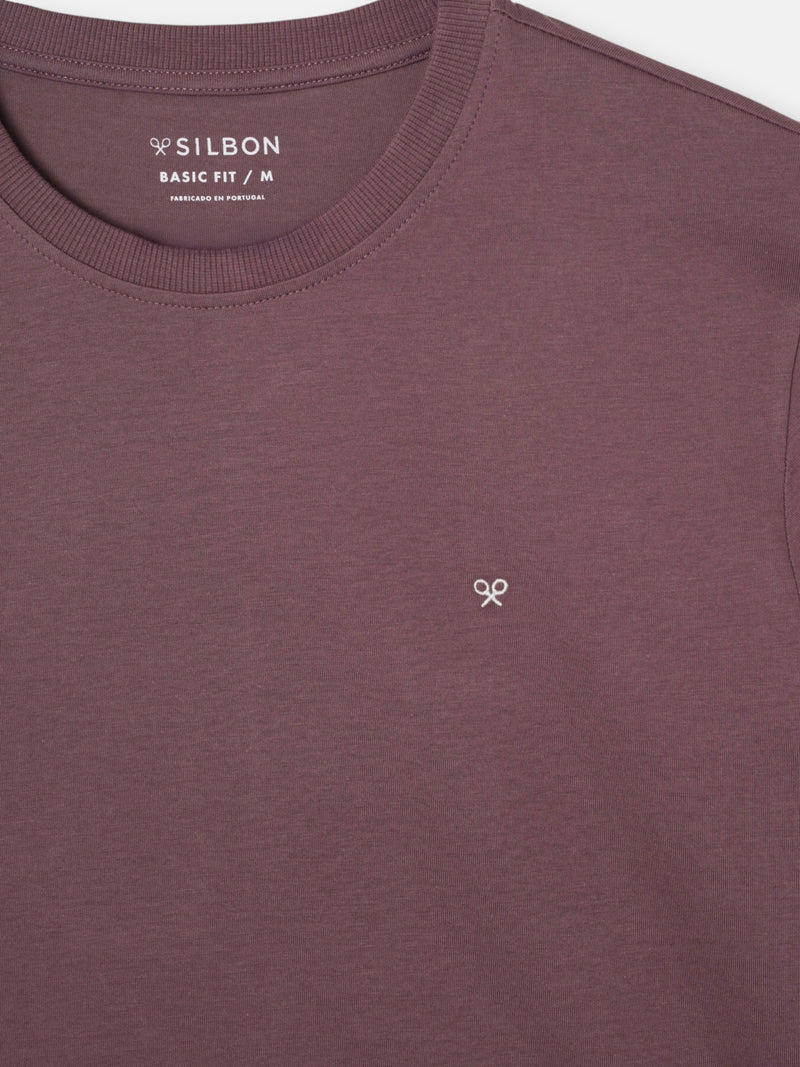 Classic burgundy minilogo t-shirt