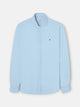 Camisa sport denim cutaway azul claro