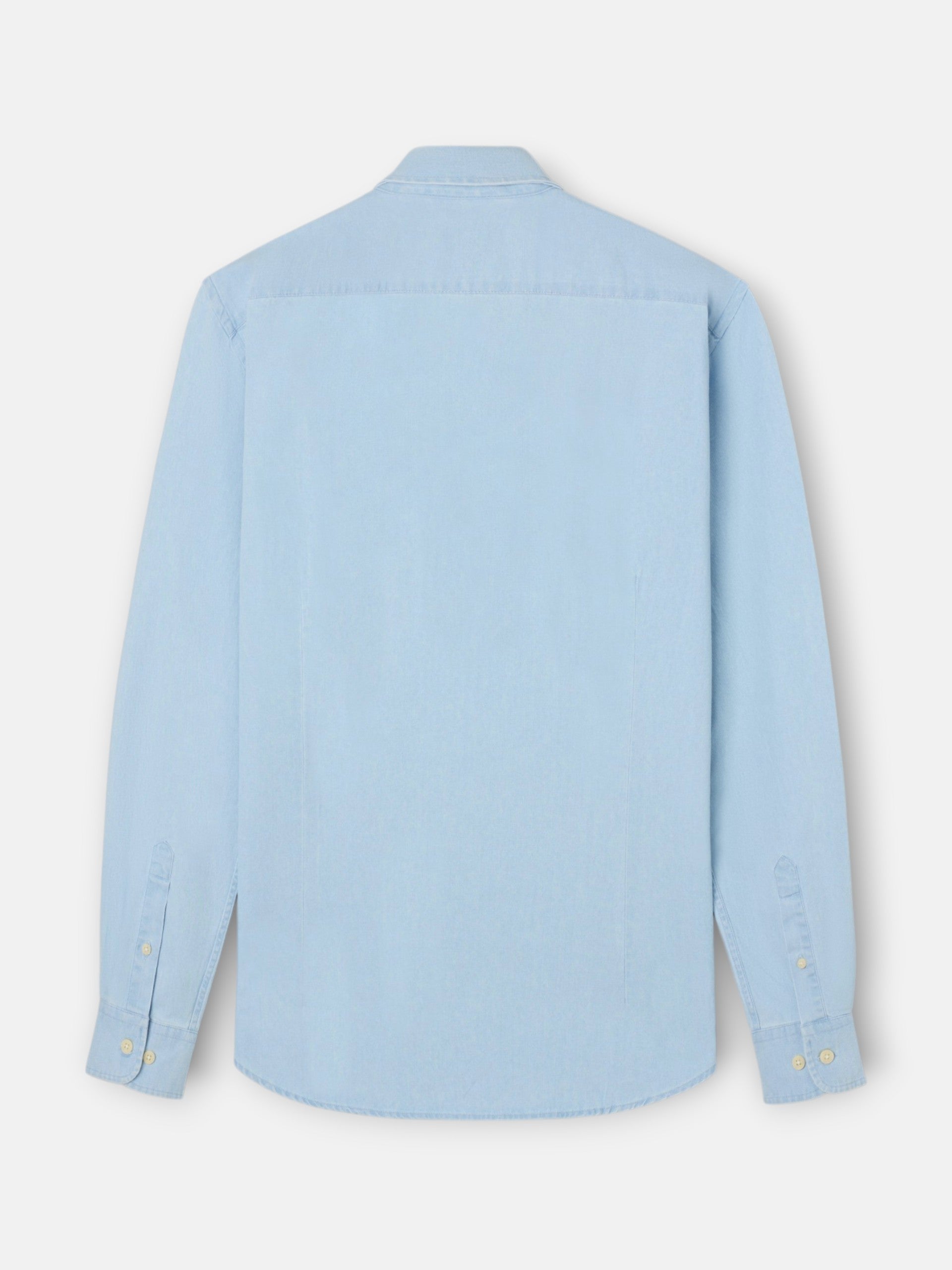 Polera sport denim azul claro