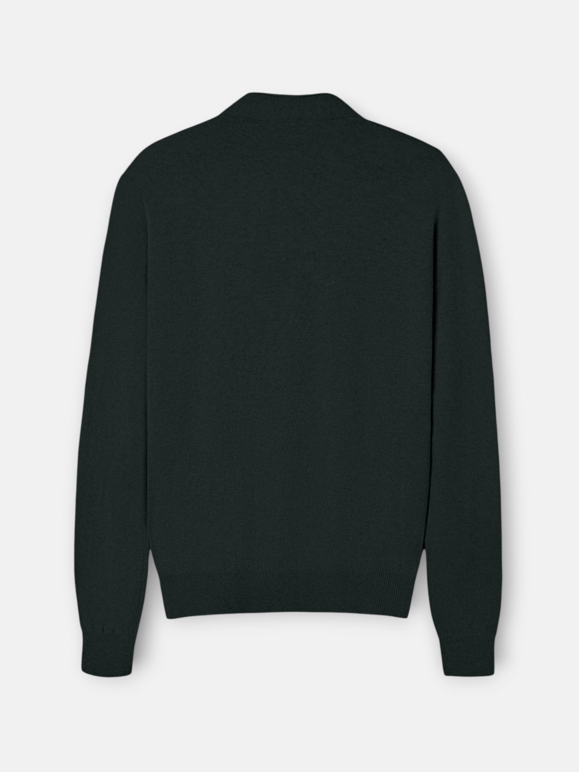 Cardigan clasico verde oscuro