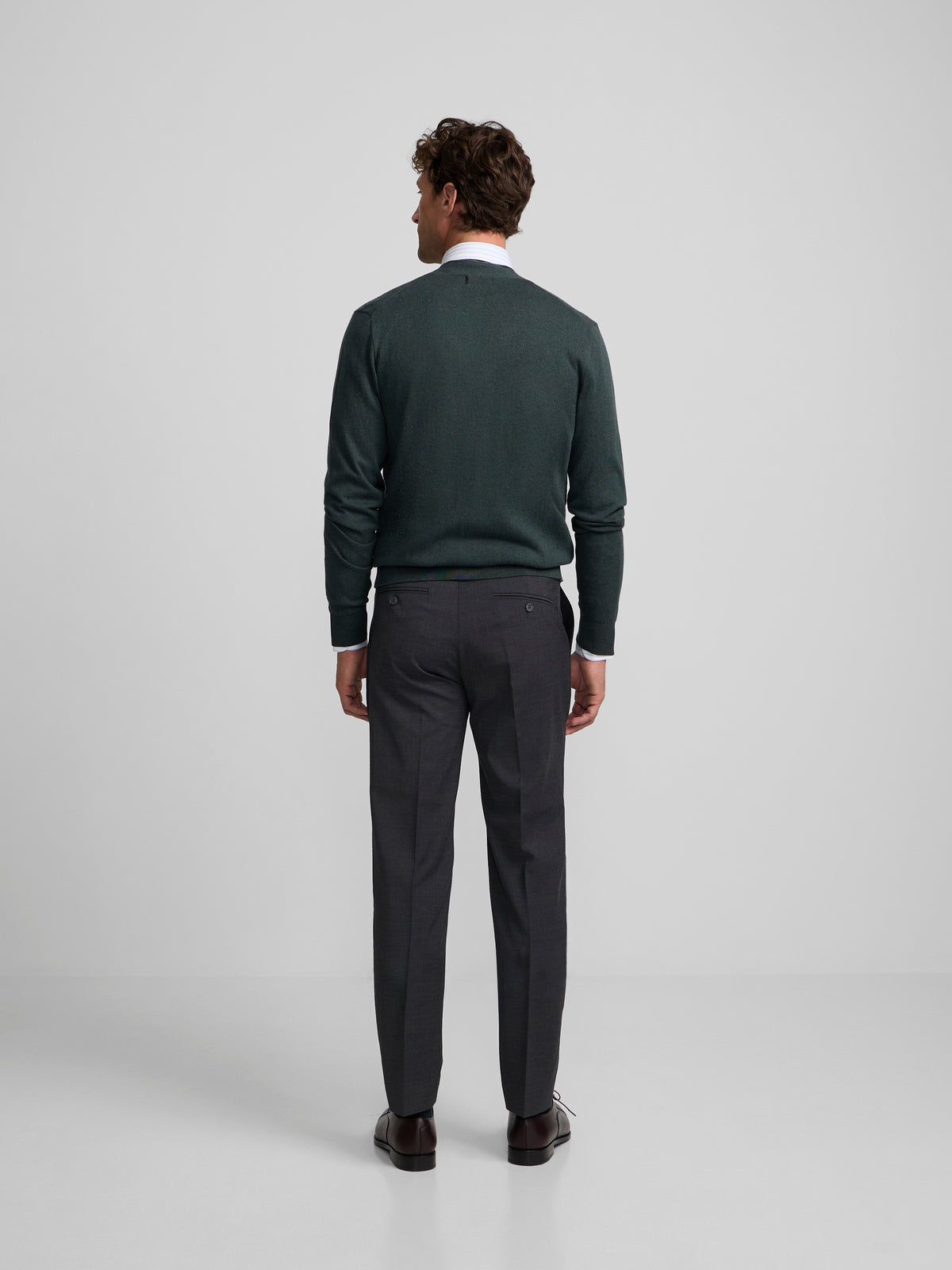 Classic dark green cardigan