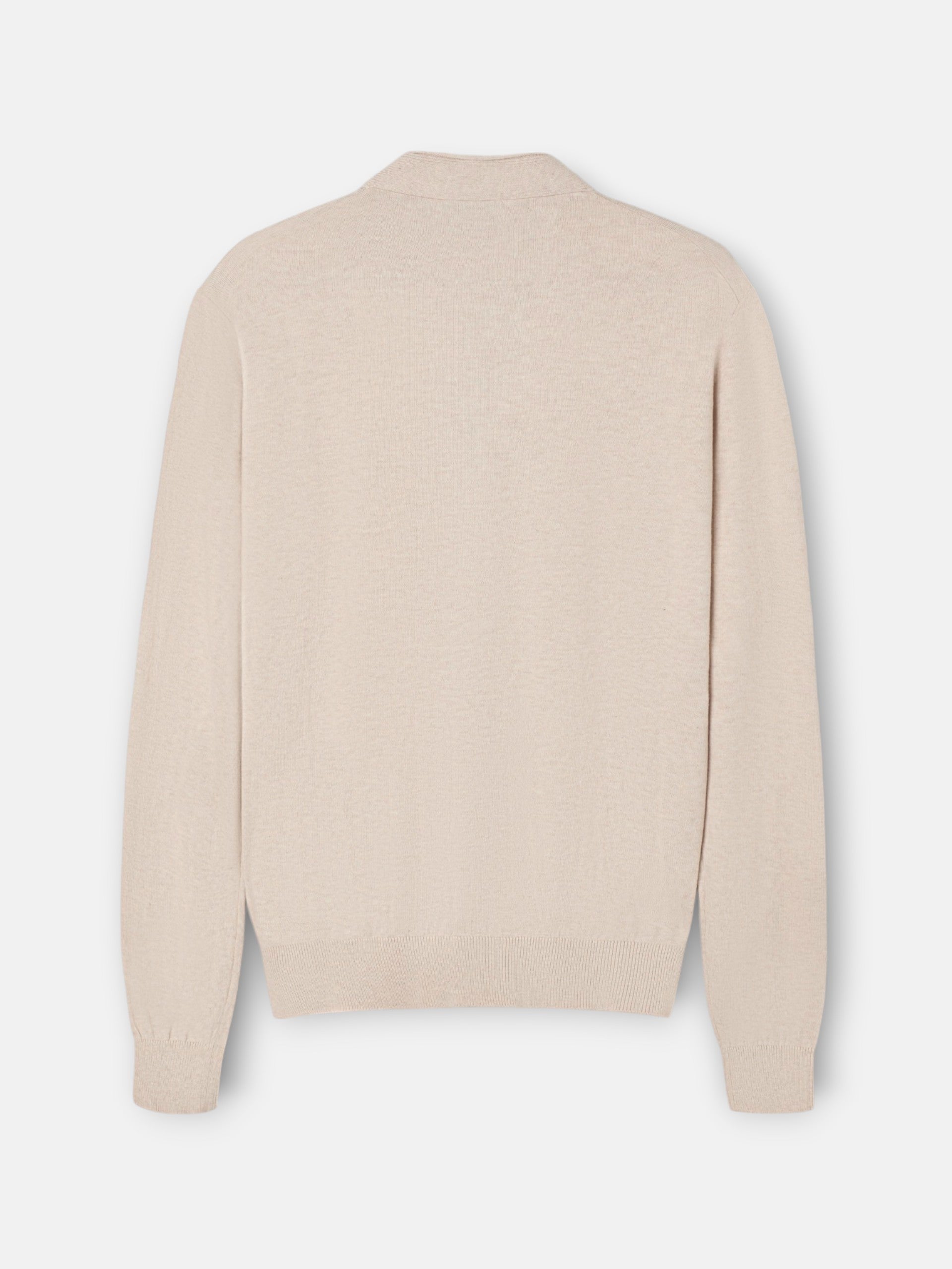 Cardigan clasico beige