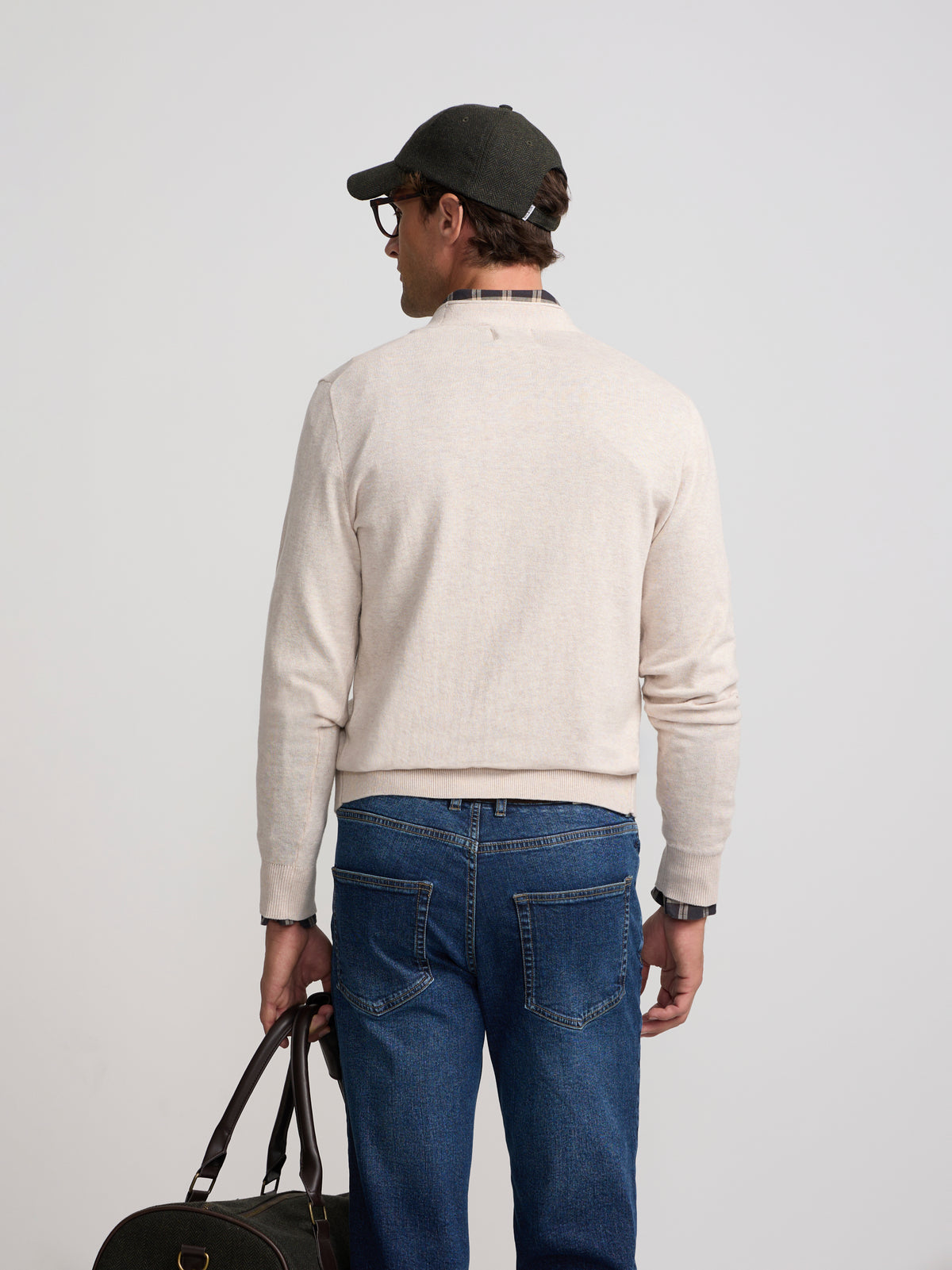 Cardigan classique beige