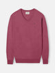 Jersey cuello pico coral medio
