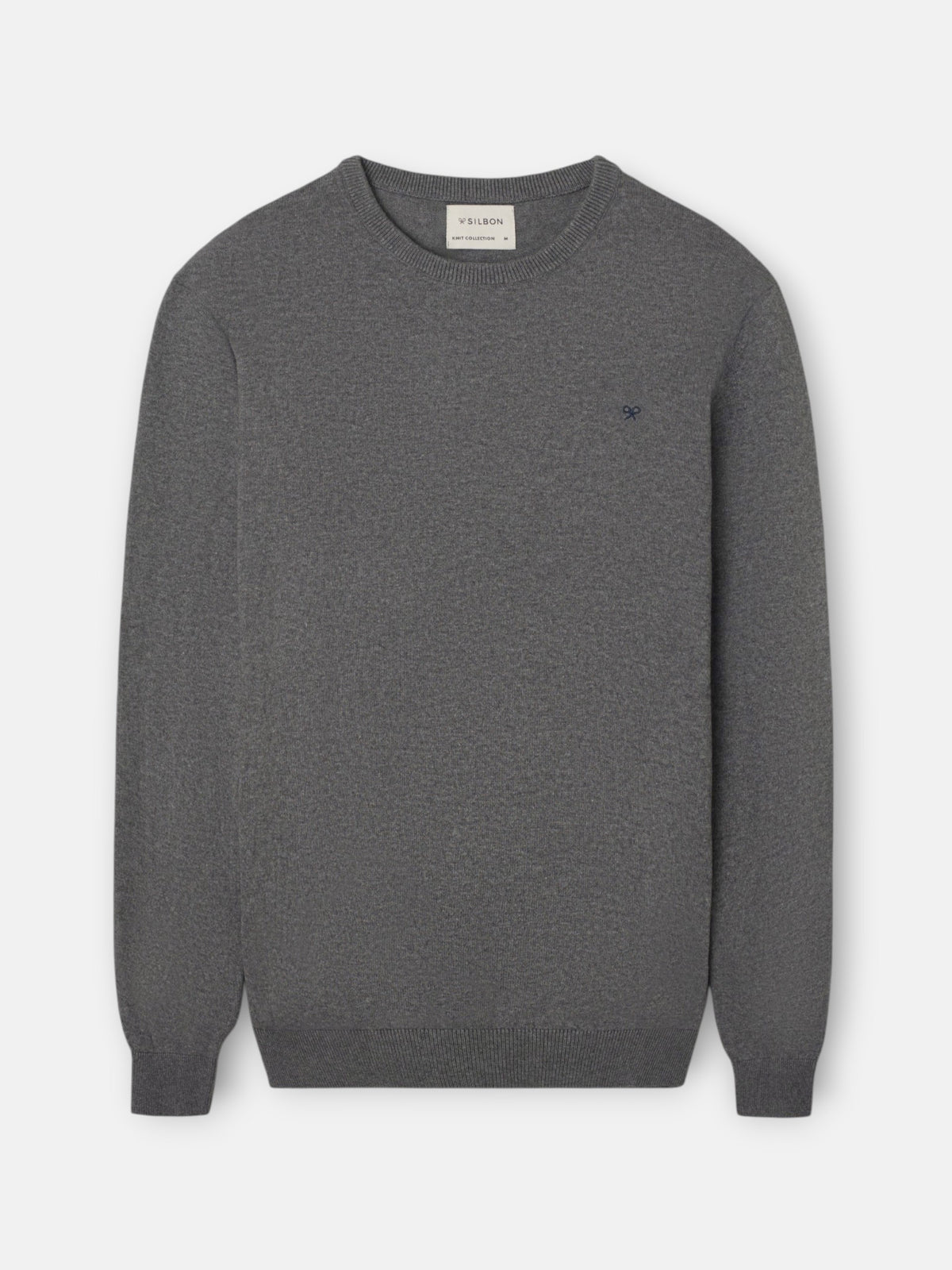 Grey crew neck sweater