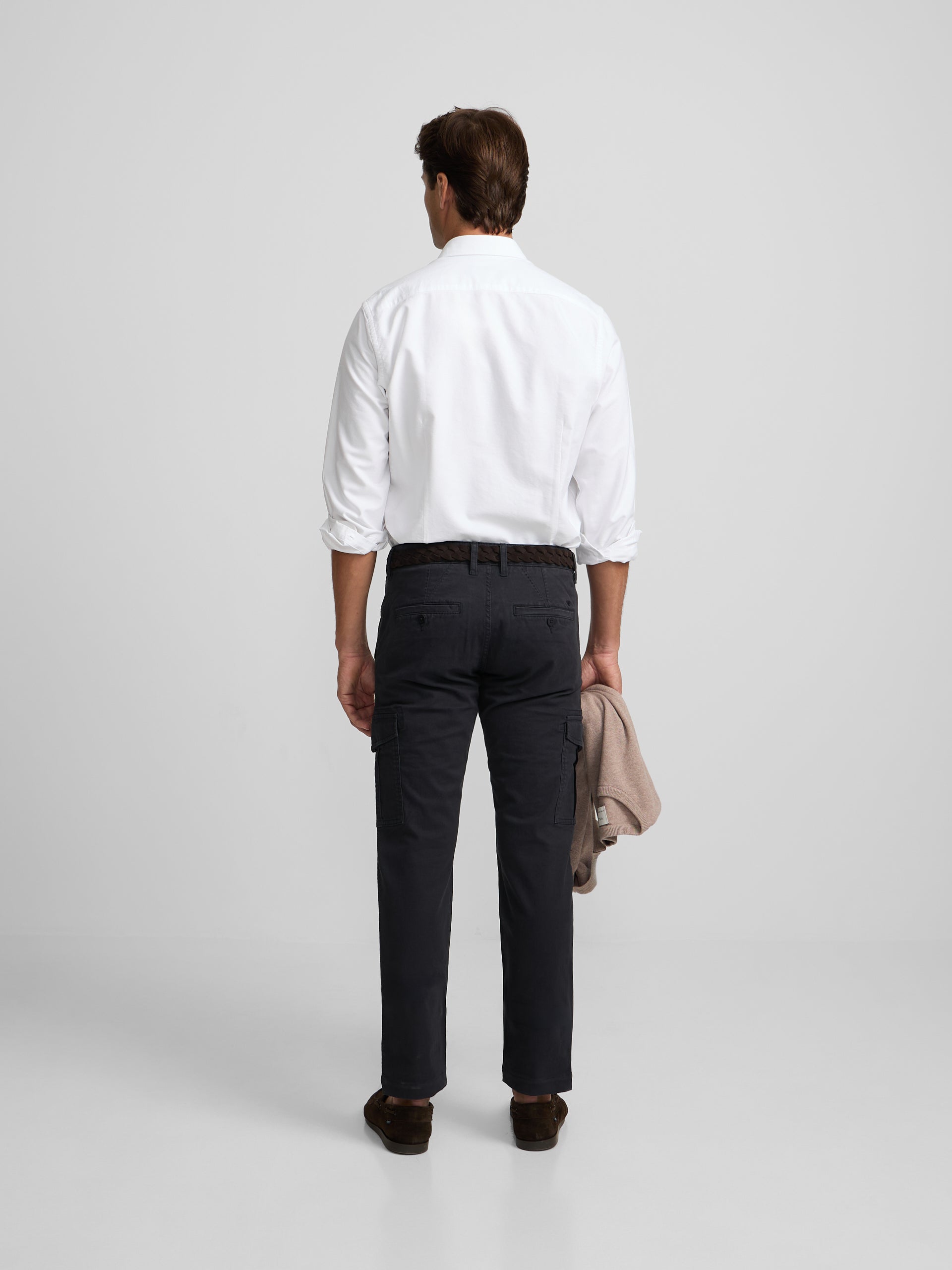 Navy blue cargo sport trousers