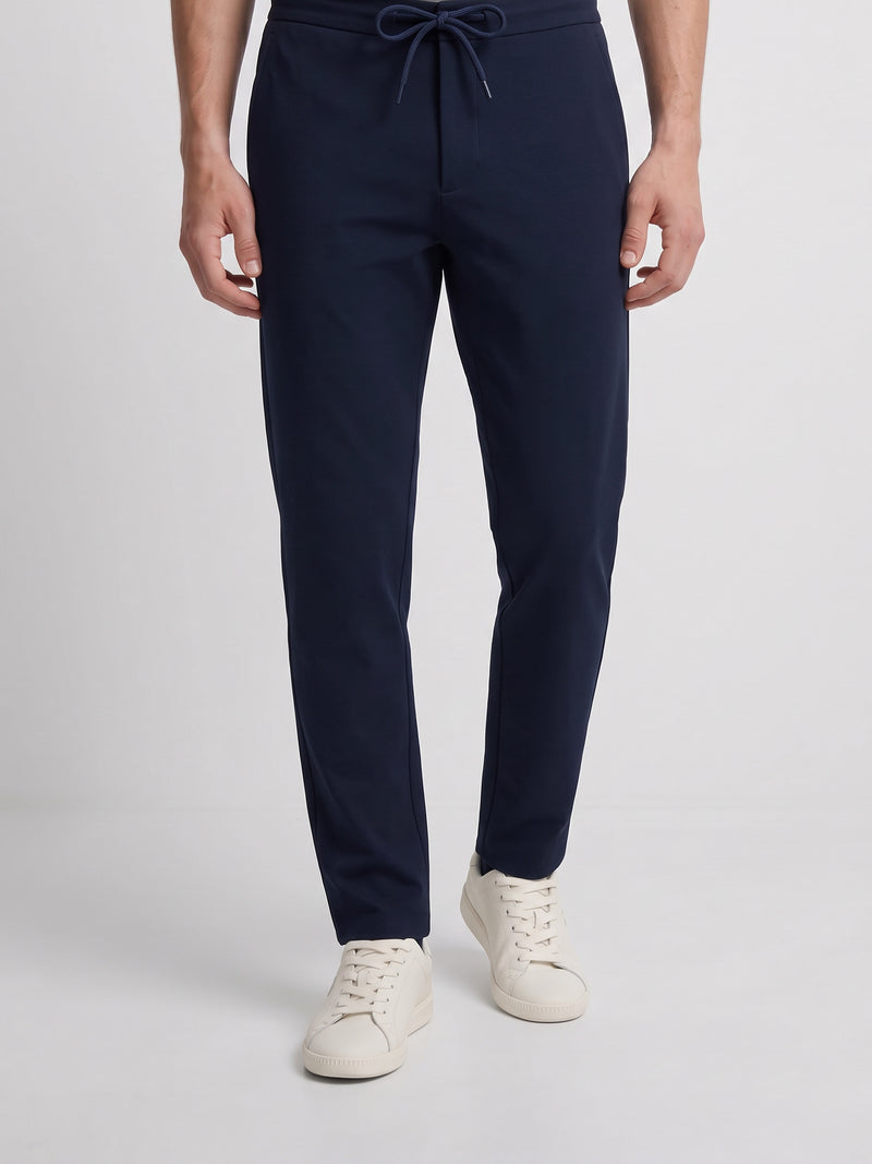 Navy blue technical trousers