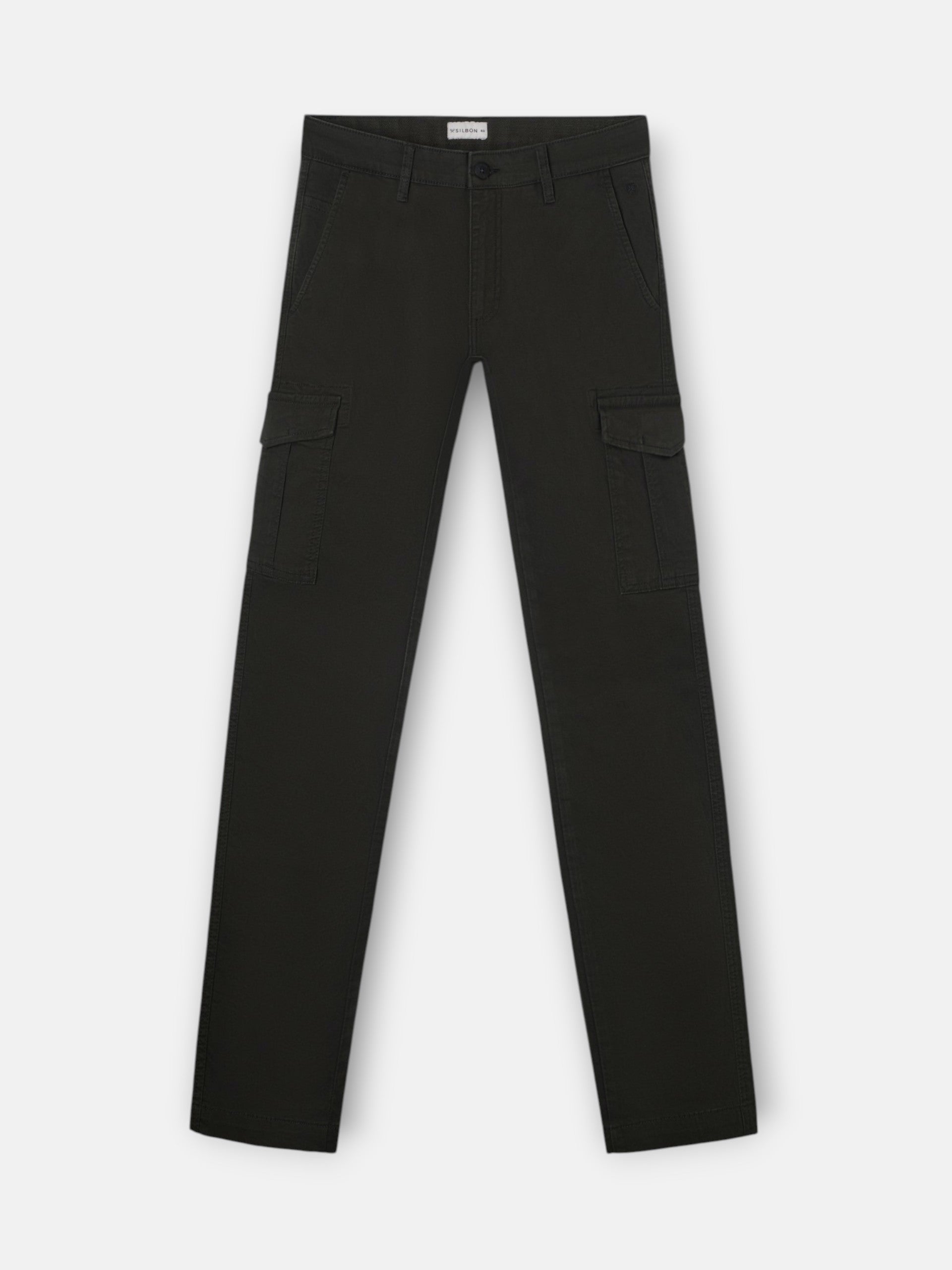Pantalon sport cargo verde oscuro