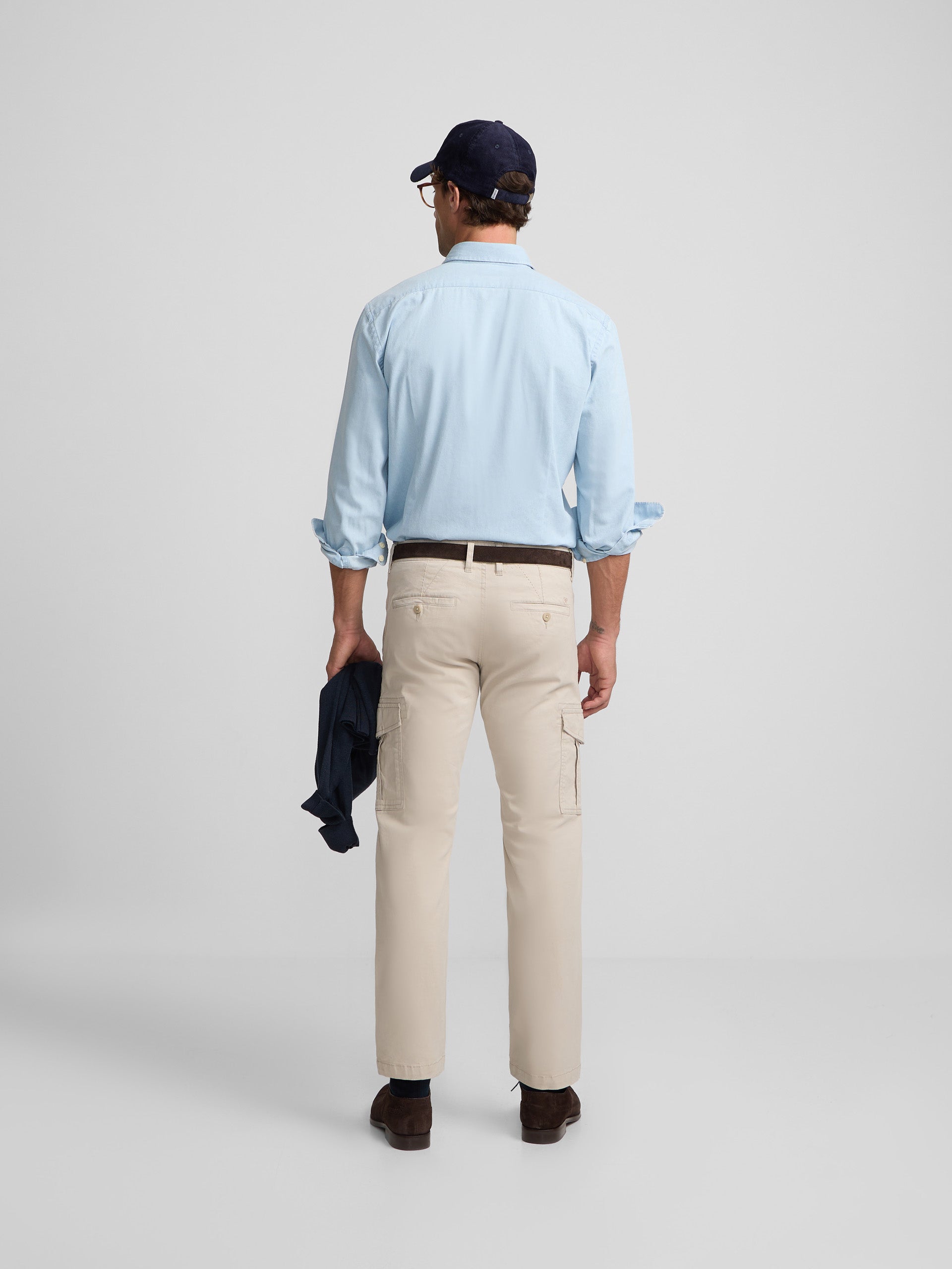 Medium stone cargo sport trousers