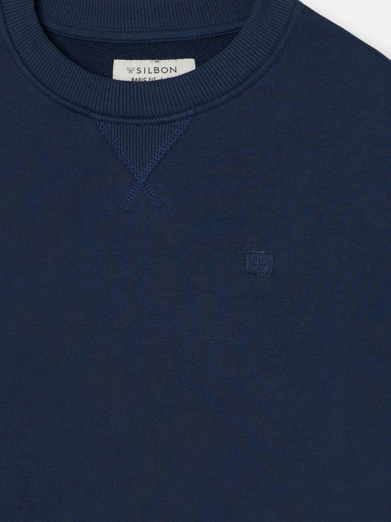 Sudadera miniparche azul marino