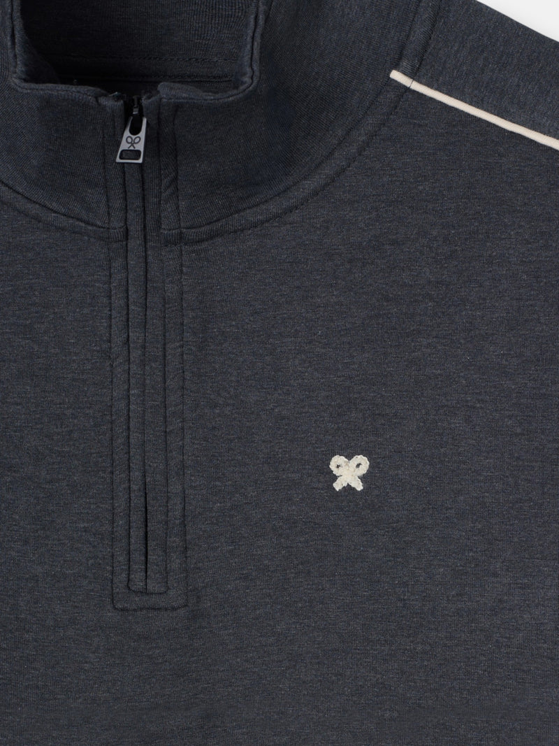 Half-zip SB sweatshirt grey