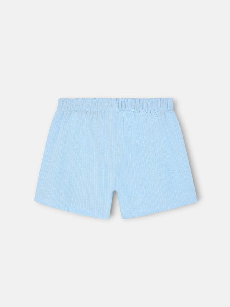 Calzoncillo rayas azul celeste