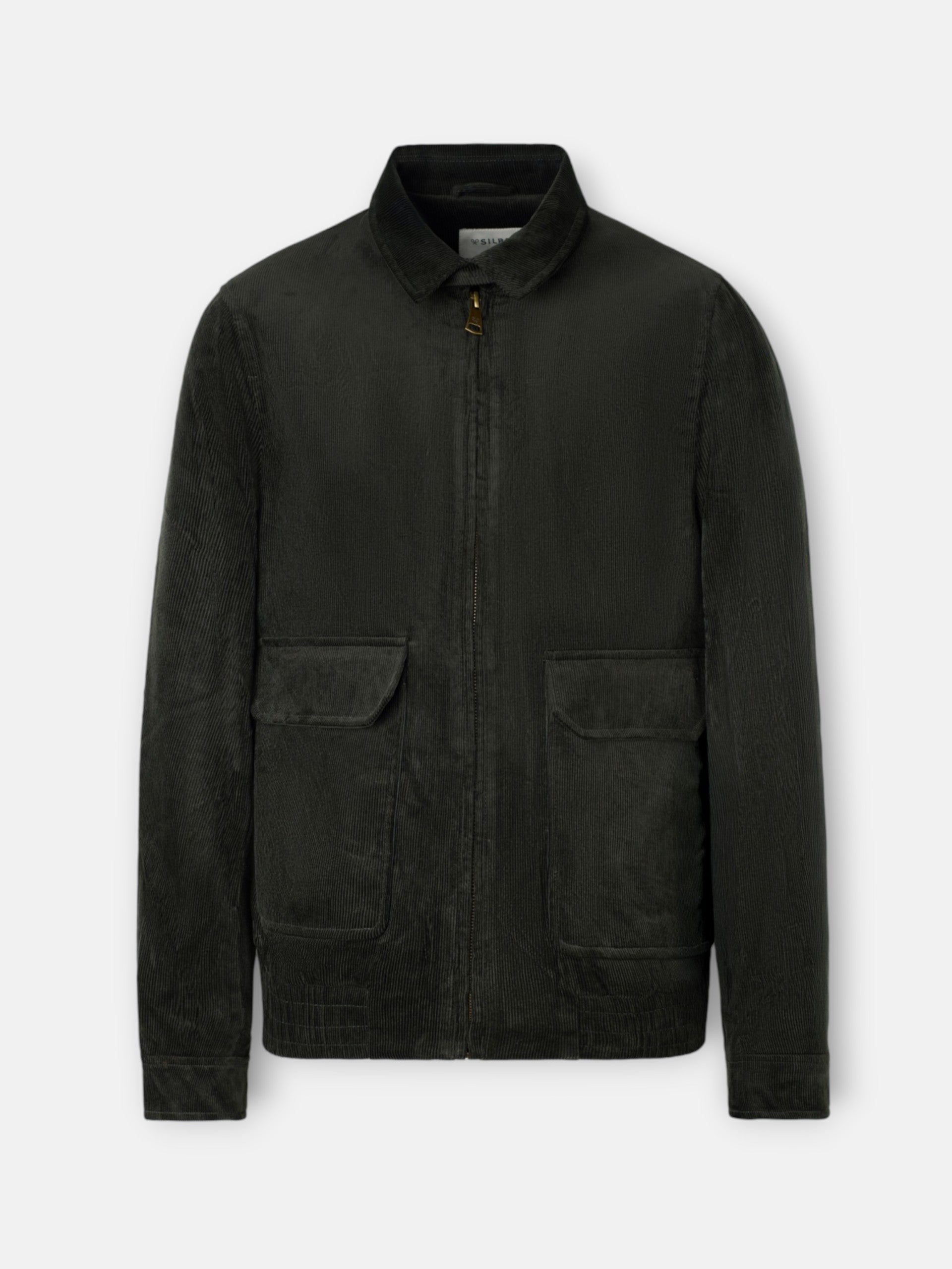 Chaqueta pana verde