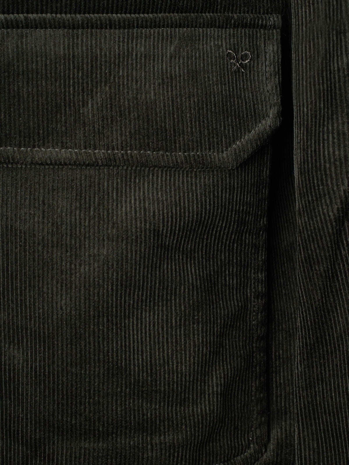 Chaqueta pana verde