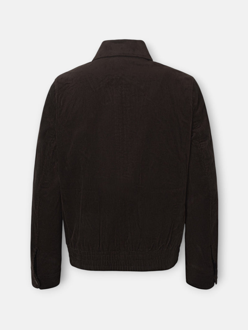 Chaqueta pana marron