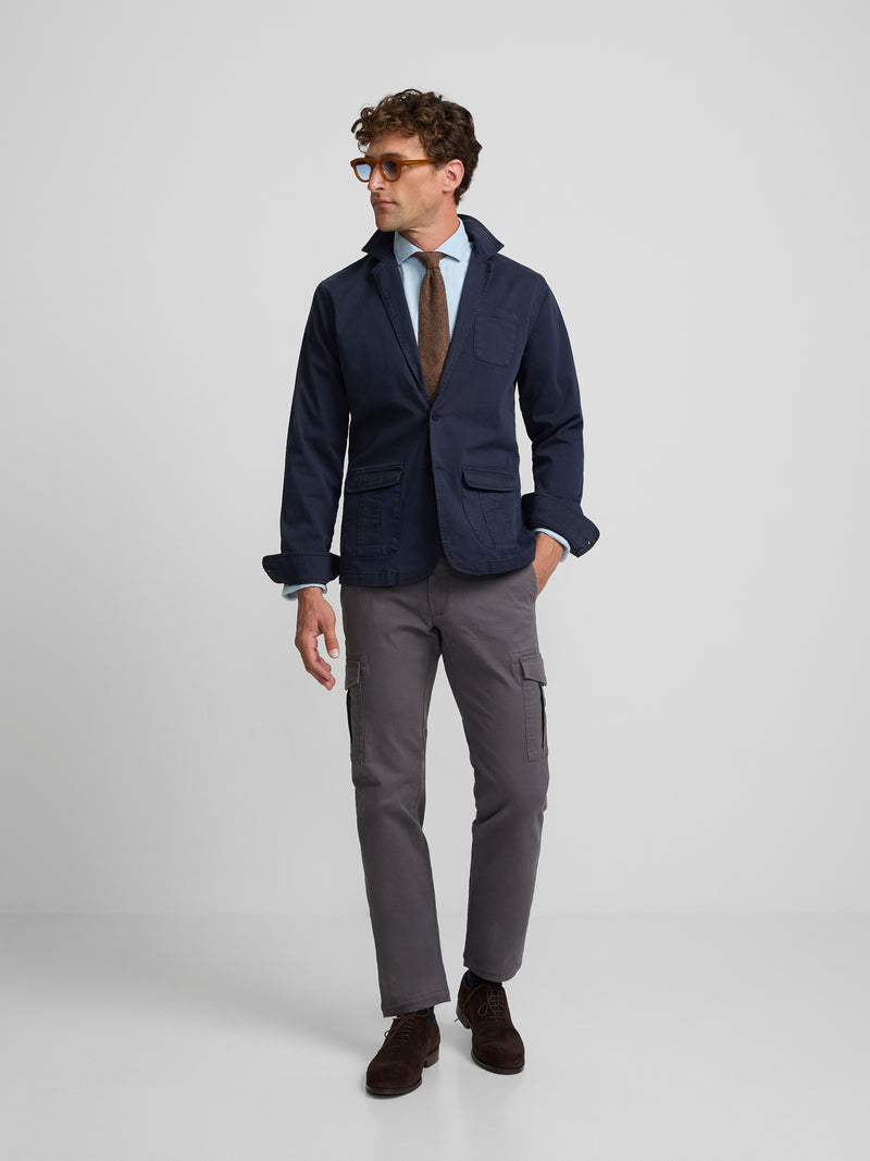 Semiblazer azul marino