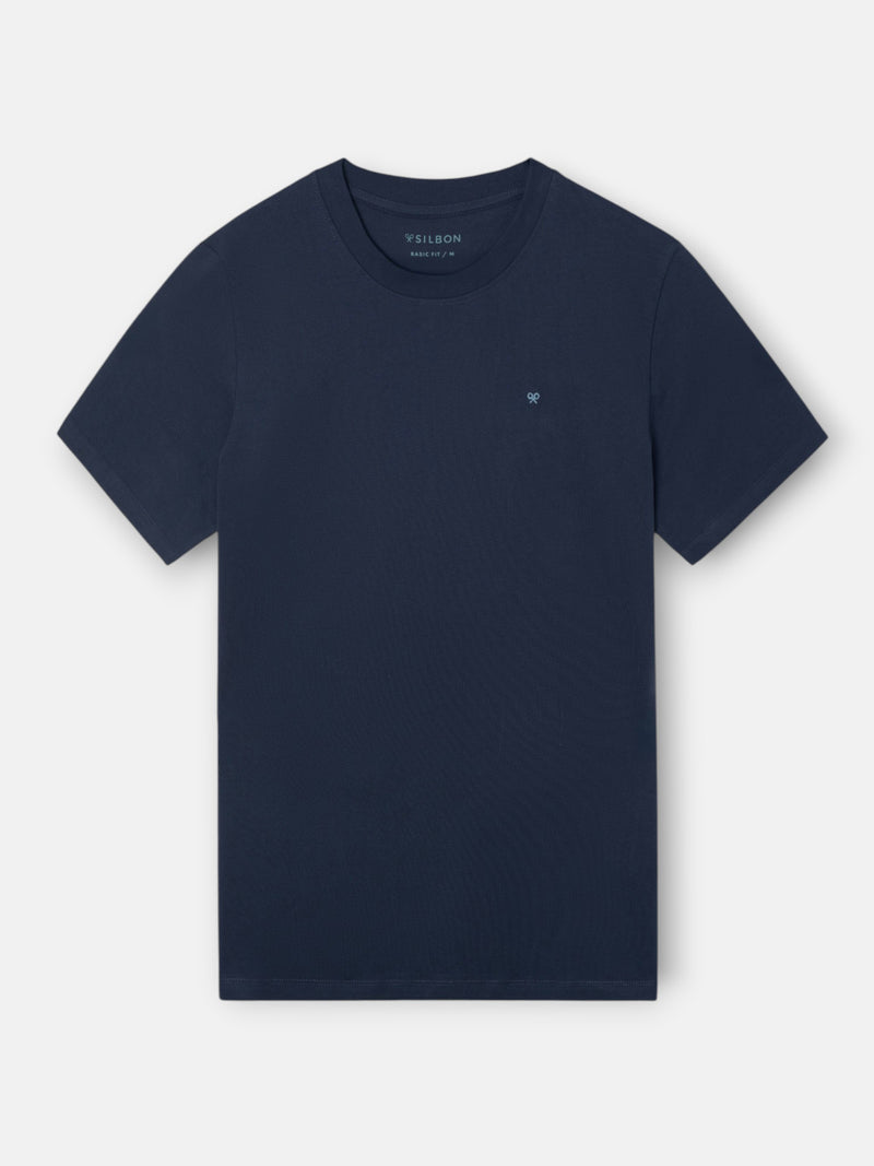 T-shirt poster raquetes azul-marinho