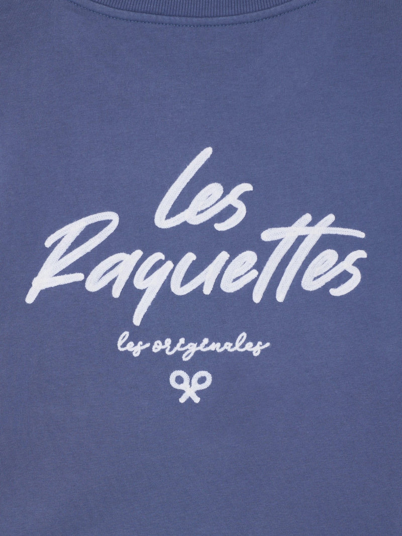 T-shirt les raquettes bleu indigo