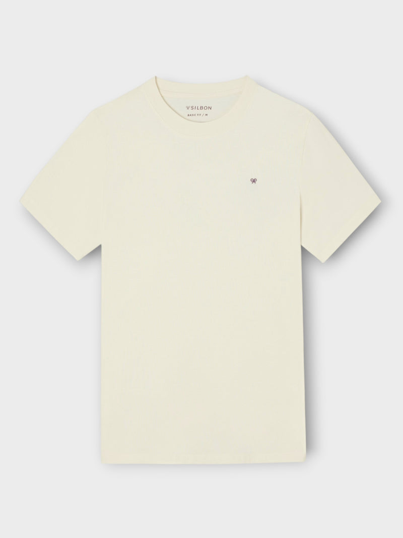 Camisola Silbon bordada creme