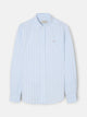 Camisa sport oxford raya ancha celeste