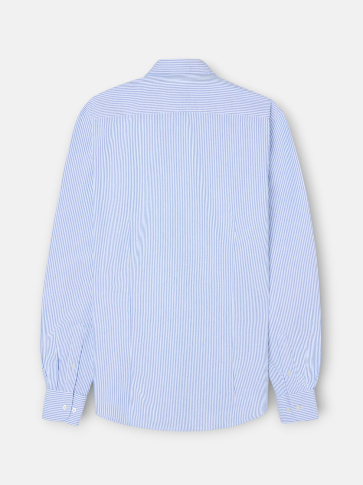 Camisa sport oxford rayas azul