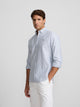 Camisa sport oxford raya media navy