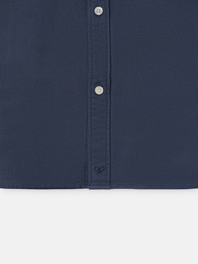 Camisa sport structure bolsillos marino