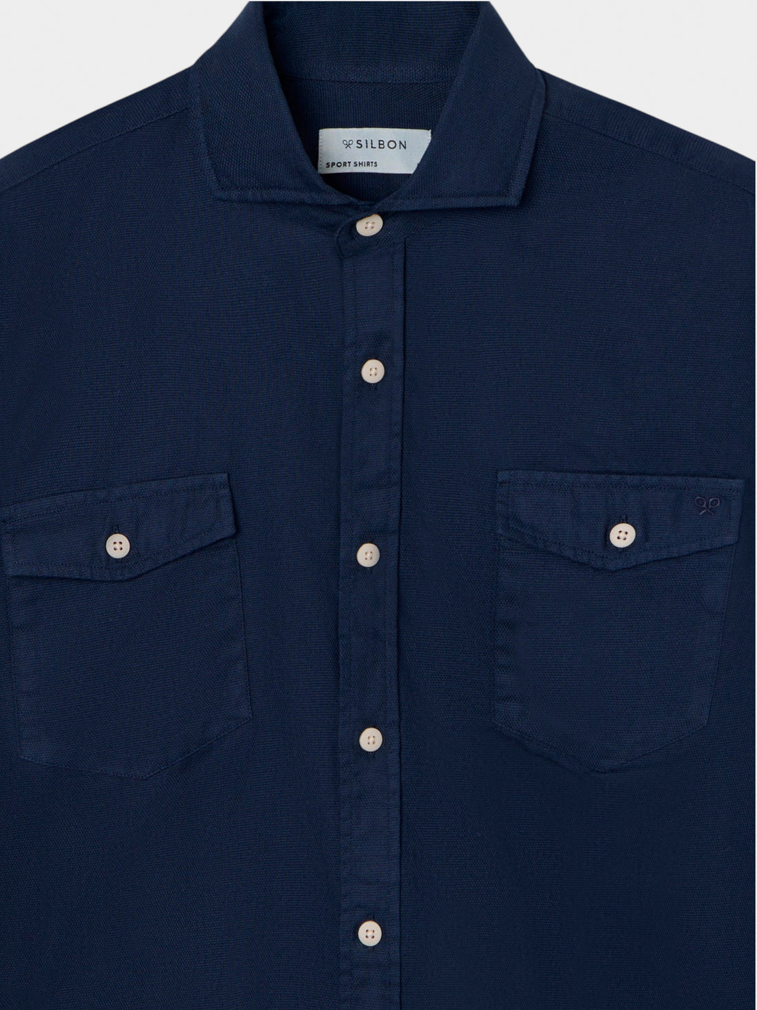 Camisa sport cruise bolsos azul-marinho