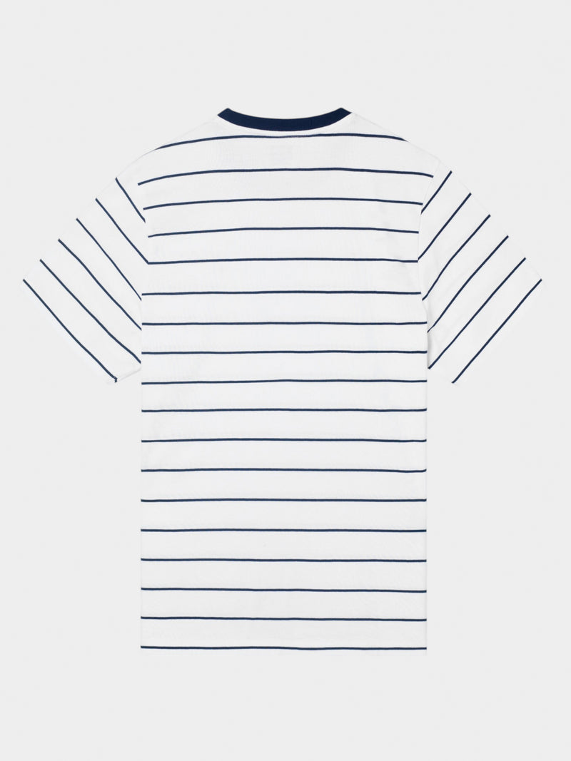 Camiseta cruise rayas finas azules