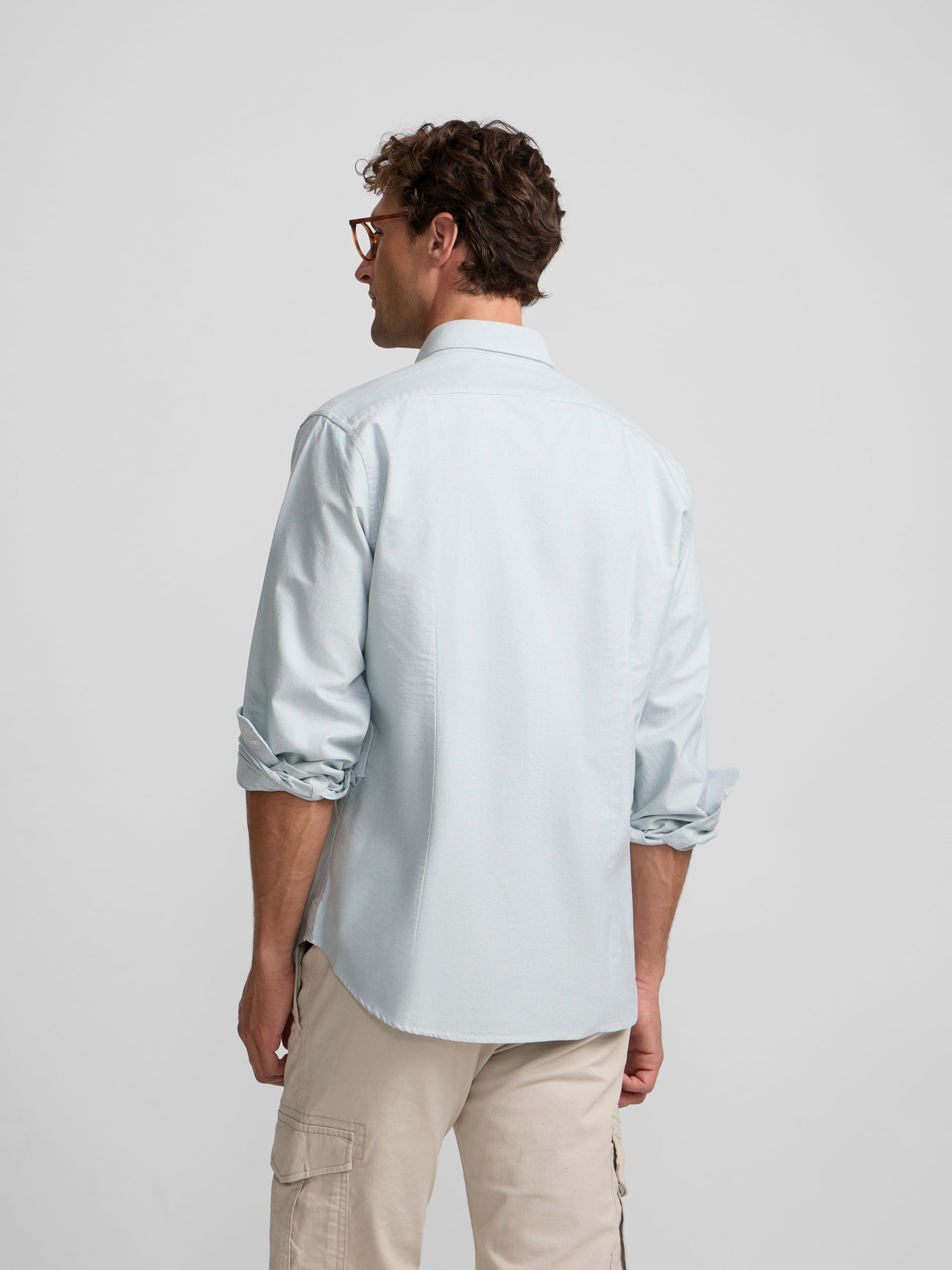 Camisa sport oxford verde