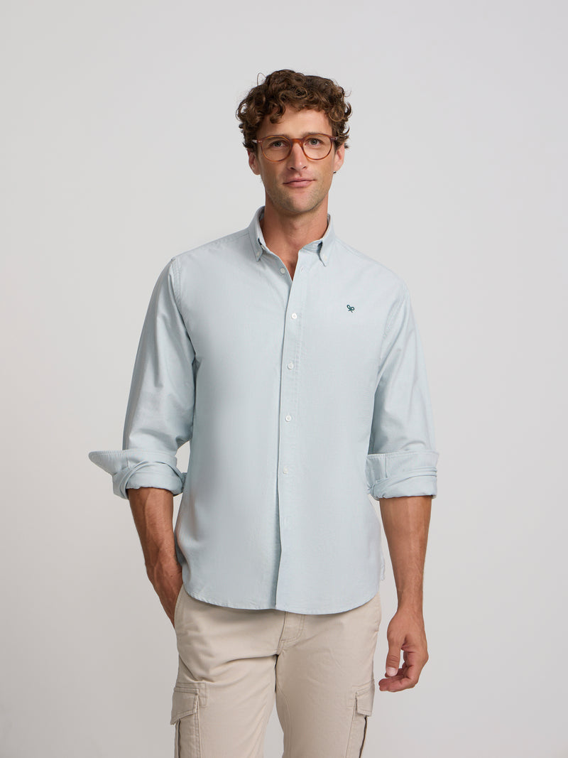 Green Oxford sport shirt