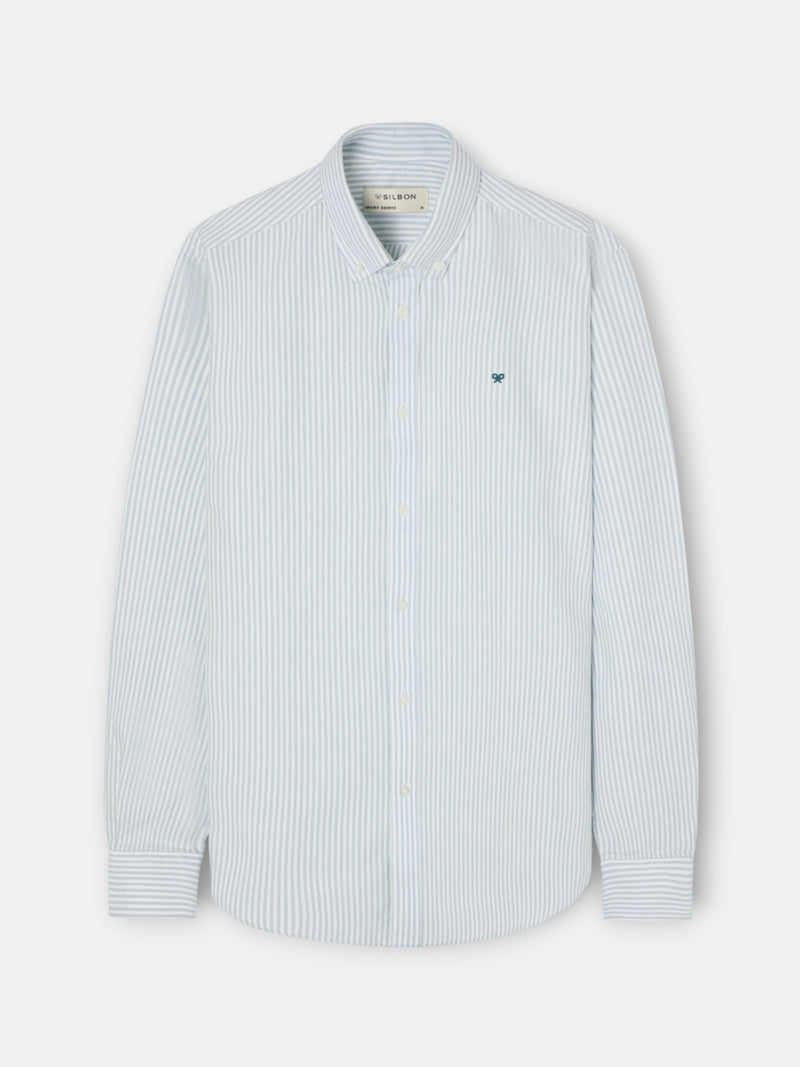 Camisa sport oxford raya media verde