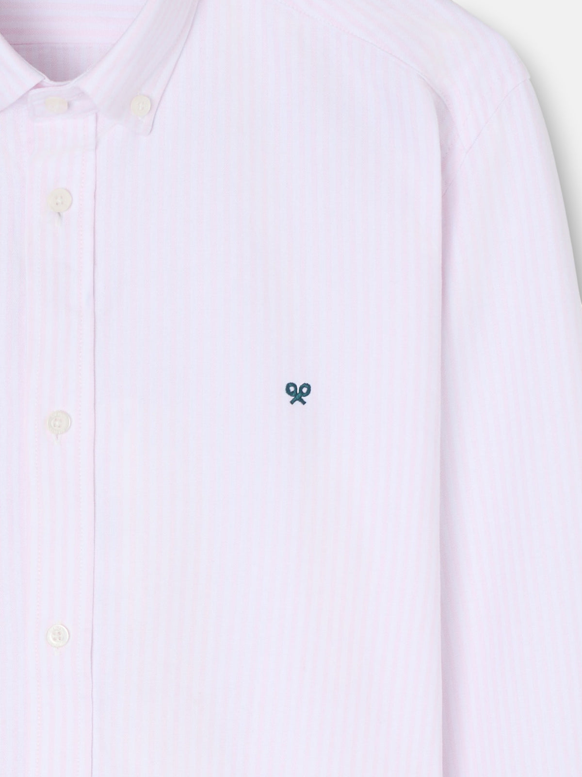 Camisa sport oxford raya media rosa