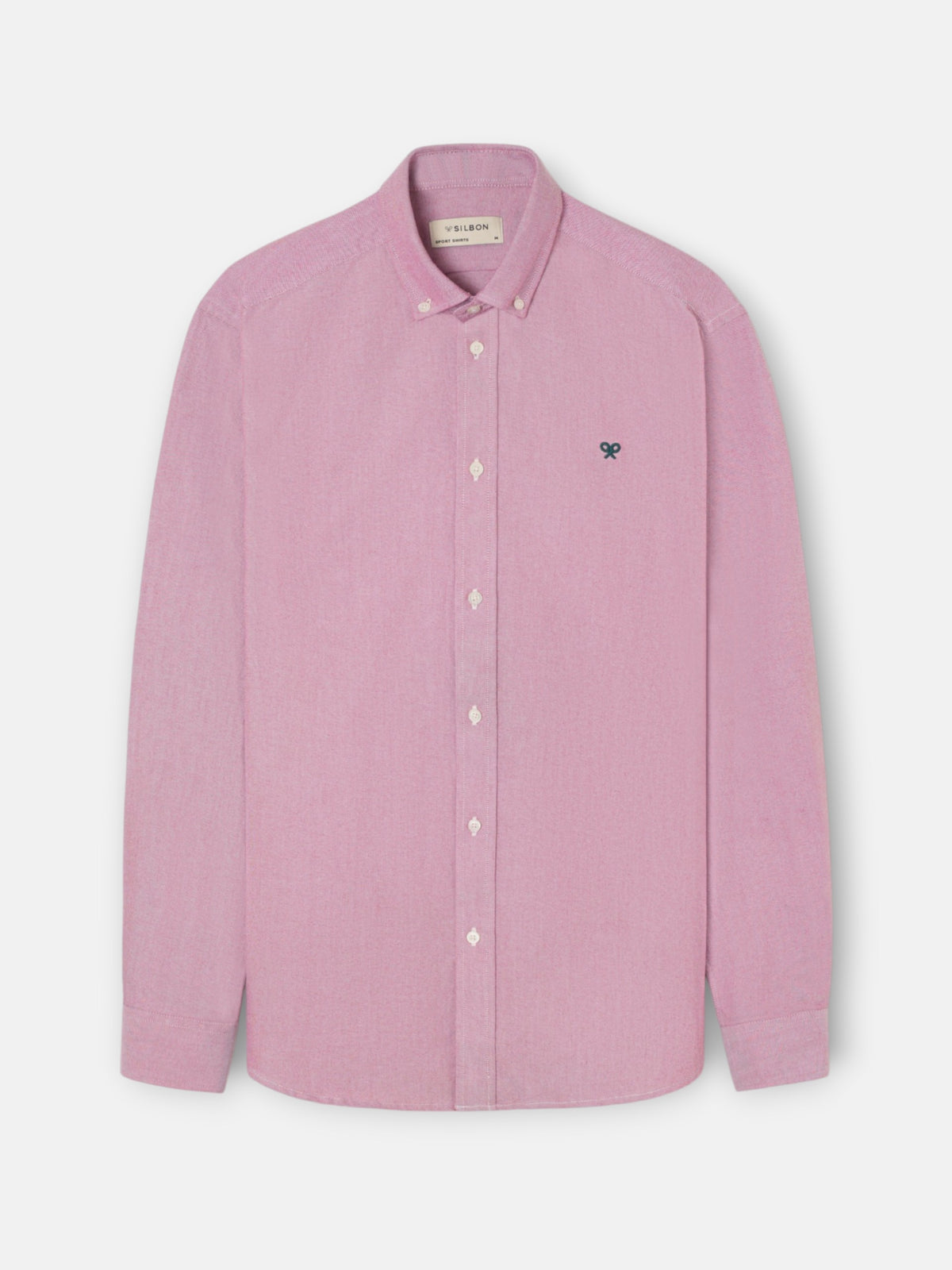 Camisa sport oxford burdeos