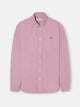 Camisa sport oxford burdeos