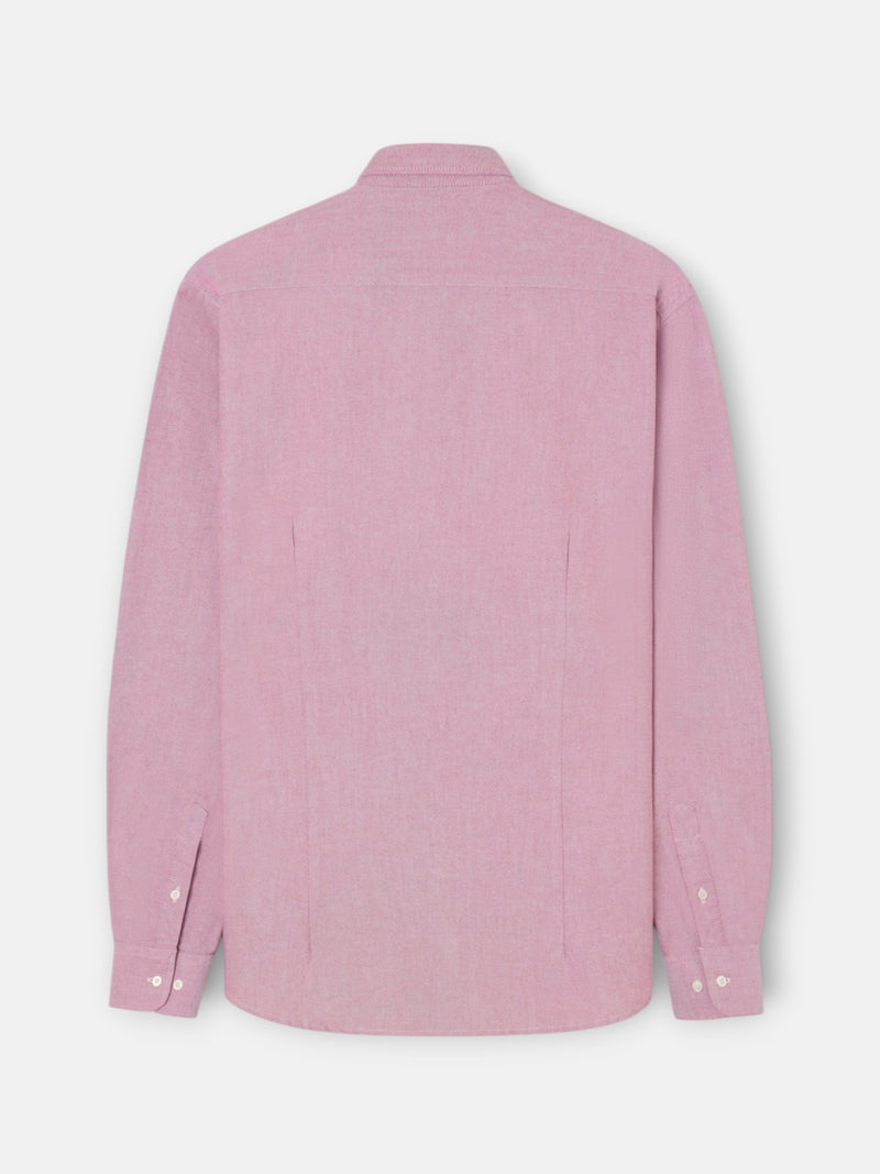 Camisa sport oxford burdeos